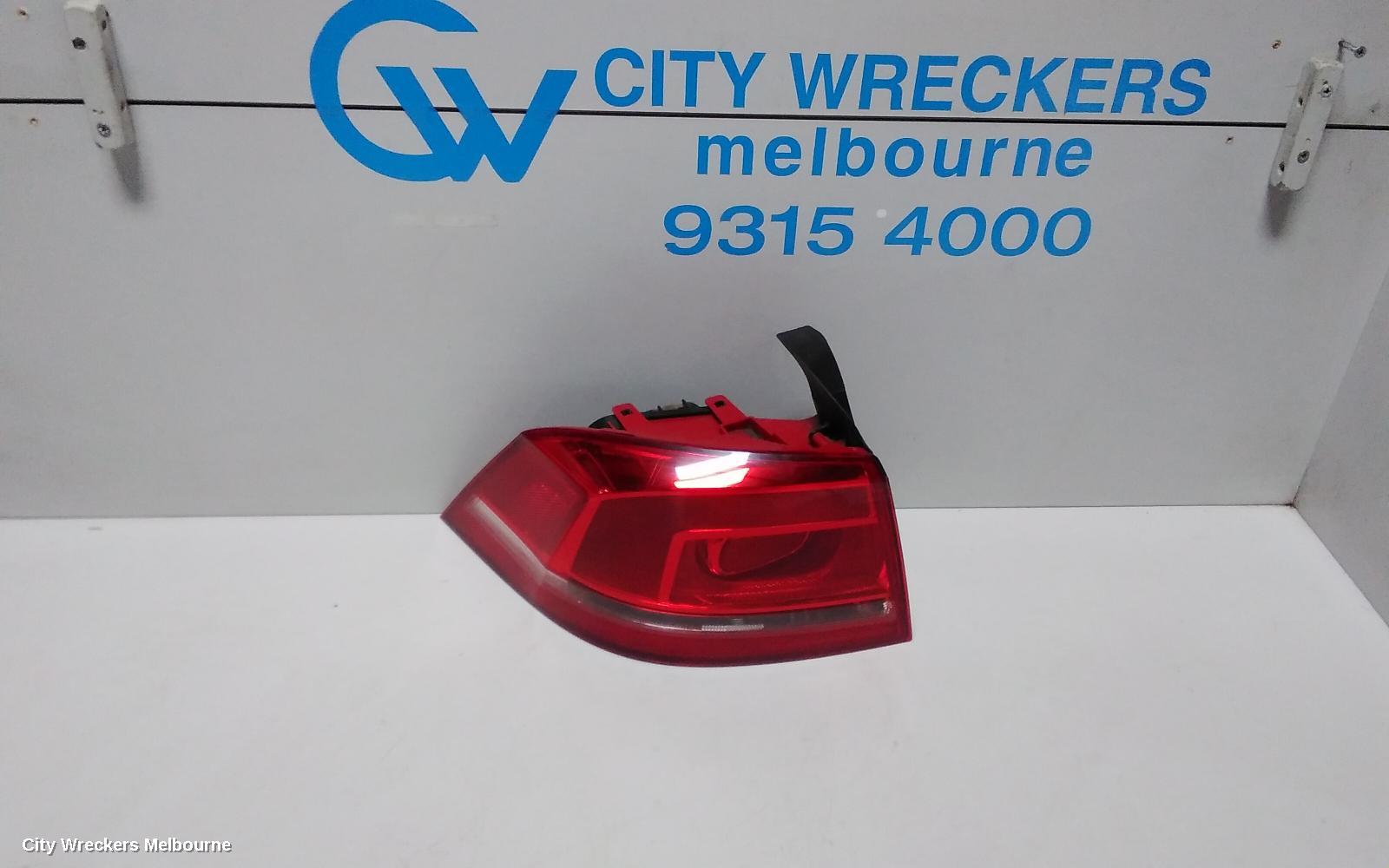 VOLKSWAGEN PASSAT LEFT TAILLIGHT, 3C/MK6 B7, SEDAN, NON LED TYPE, 09/2010 - 05/2015 - Image 1