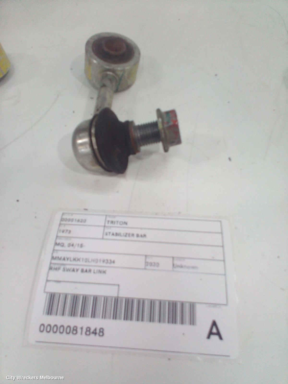 MITSUBISHI TRITON STABILISER BAR, MQ-MR, FRONT SWAY BAR, 03/2015 - 10/2023 - Image 1