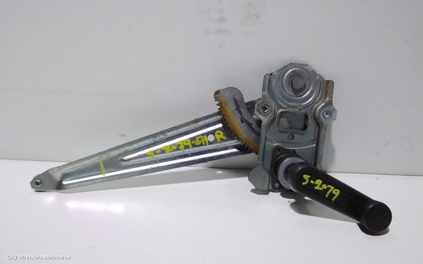 TOYOTA COROLLA LEFT REAR WND REG/MOTOR, ZZE122, MANUAL, 12/2001 - 06/2007 - Image 1