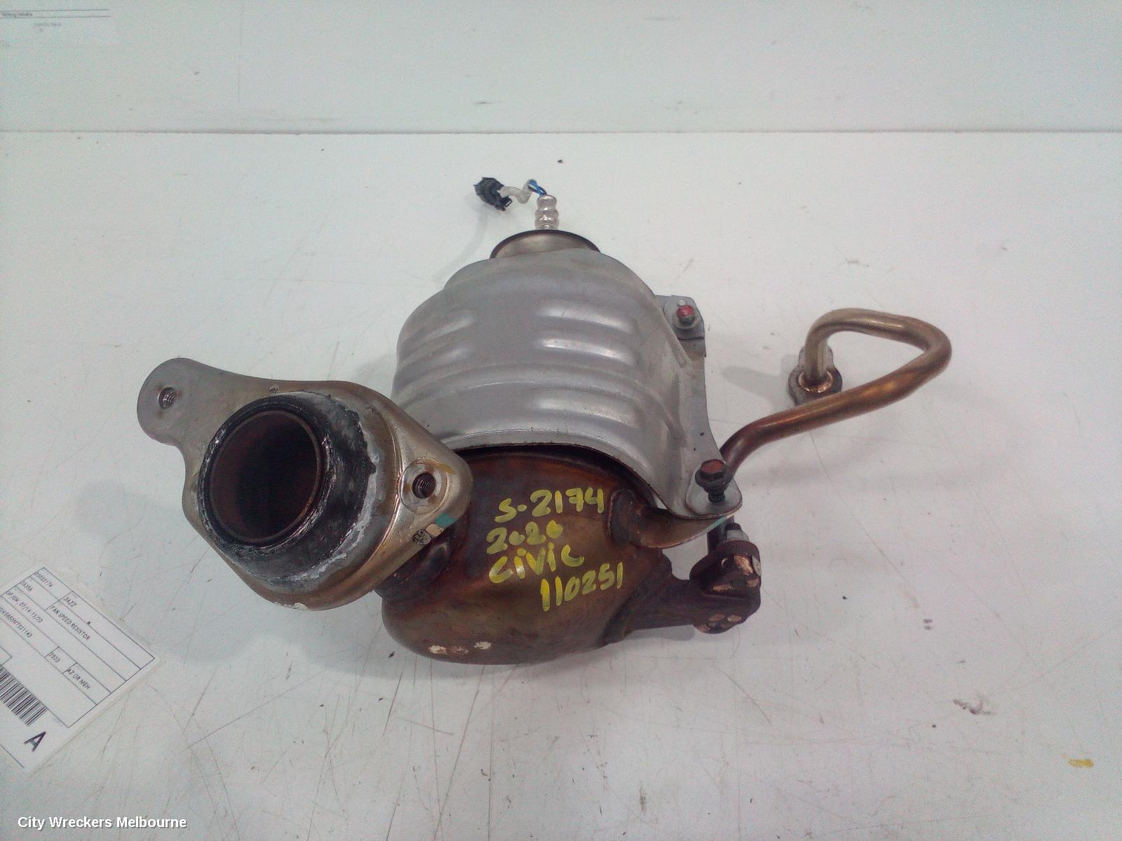 HONDA JAZZ CATALYTIC CONVERTER, MANIFOLD-CAT TYPE, 1.5, PETROL, GF/GK, 07/2014 - 12/2020 - Image 1