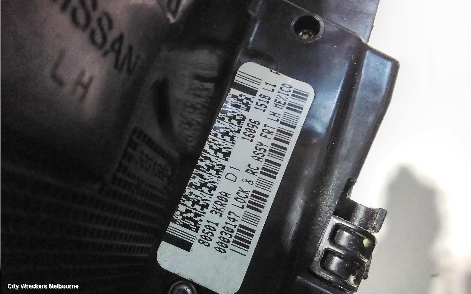 NISSAN PATHFINDER DOOR/BOOT/GATE LOCK, LEFT FRONT DOOR LOCK, R52, 10/2013 - 04/2021 - Image 3
