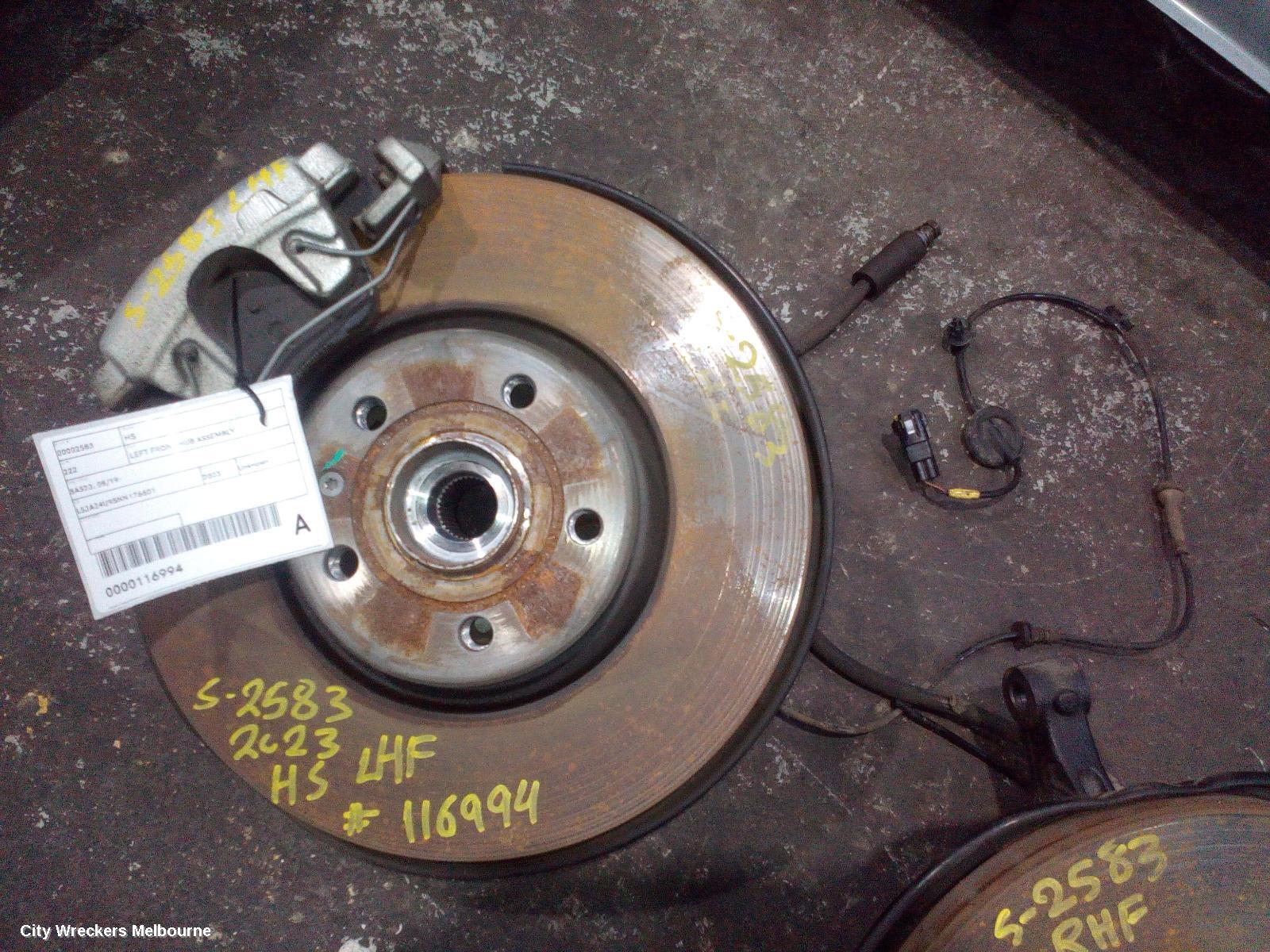 MG HS LEFT FRONT HUB ASSEMBLY, SAS23, 08/2019 - 12/2024 - Image 2