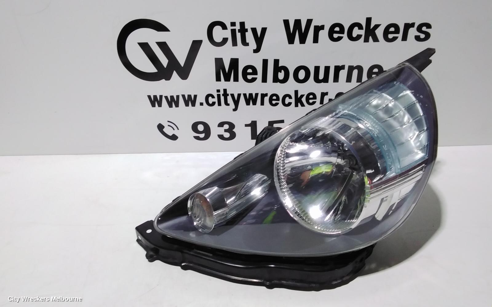 HONDA JAZZ LEFT HEADLAMP, GD, 1.3 ENG, BLACK INSERT TYPE, LENS# 4944, 10/2004 - 09/2008 - Image 2