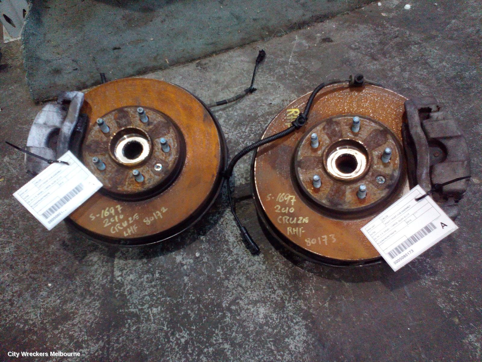HOLDEN CRUZE LEFT FRONT HUB ASSEMBLY, JG-JH, 2.0, DIESEL, 115PCD, 03/2009 - 01/2017 - Image 2