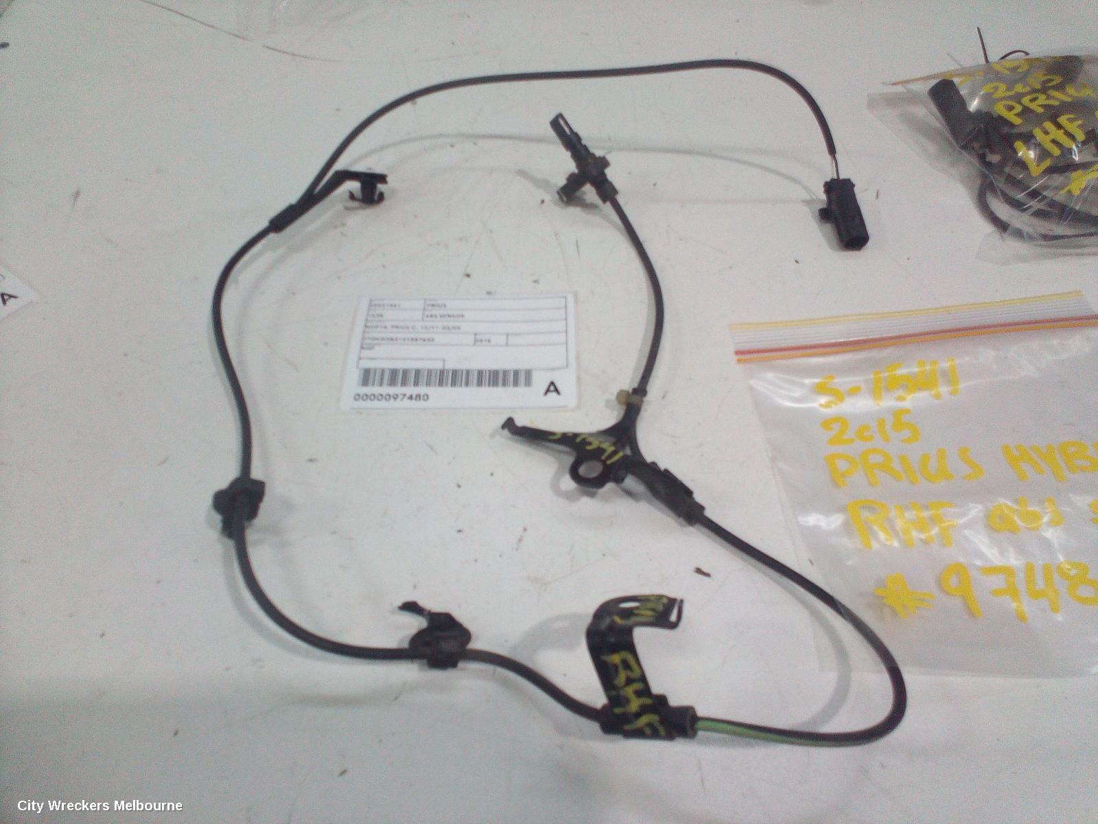 TOYOTA PRIUS ABS SENSOR, NHP10, RH FRONT, PRIUS C, 12/2011 - 03/2020 - Image 1