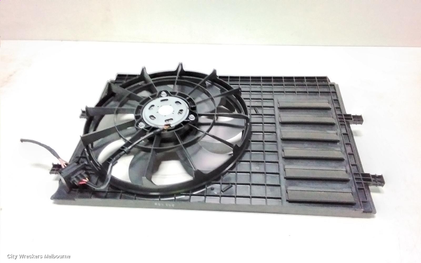 VOLKSWAGEN POLO FAN, SINGLE FAN ASSY, 1.4, PETROL, 6R, 05/2010 - 05/2014 - Image 1