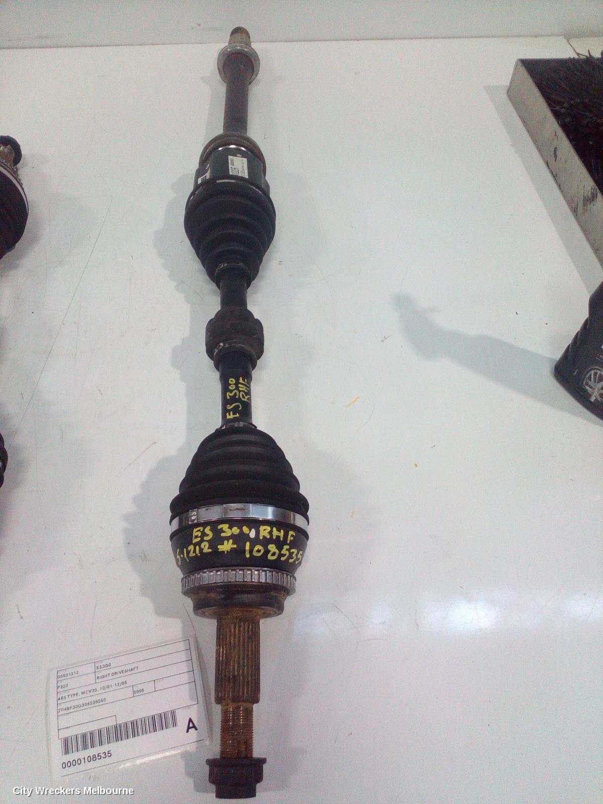 LEXUS ES300 (92-05) RIGHT DRIVESHAFT, ABS TYPE, MCV30, 10/2001 - 12/2005 - Image 1