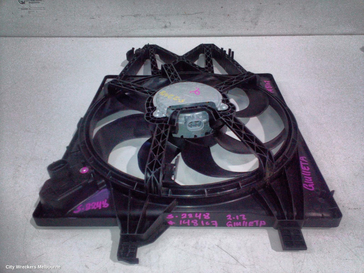 ALFA ROMEO GIULIETTA FAN, SINGLE FAN ASSY, 1.4, PETROL, 940 SERIES, 06/2011 ONWARDS - Image 1