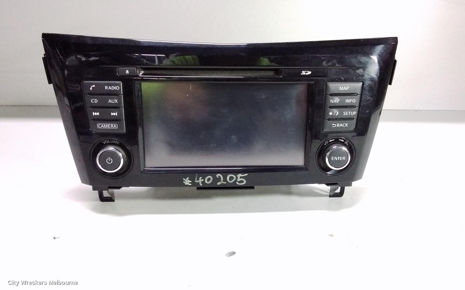 NISSAN XTRAIL RADIO/CD/DVD/SAT/TV, CD/MP3/NAVIGATION UNIT, T32, 03/2014 ONWARDS - Image 2