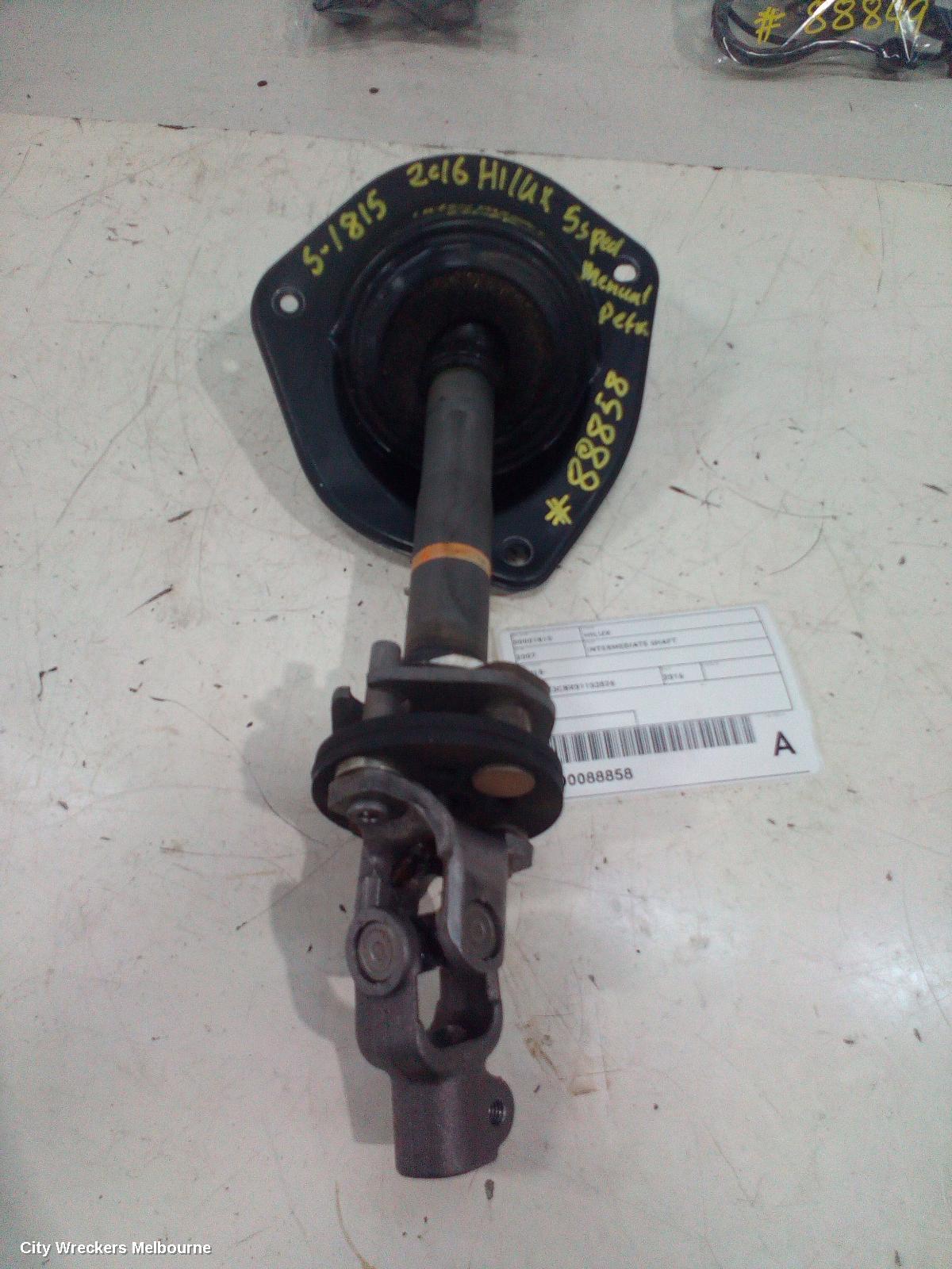 TOYOTA HILUX STEERING INTERMEDIATE SHAFT, 2WD, 09/2015 ONWARDS - Image 1