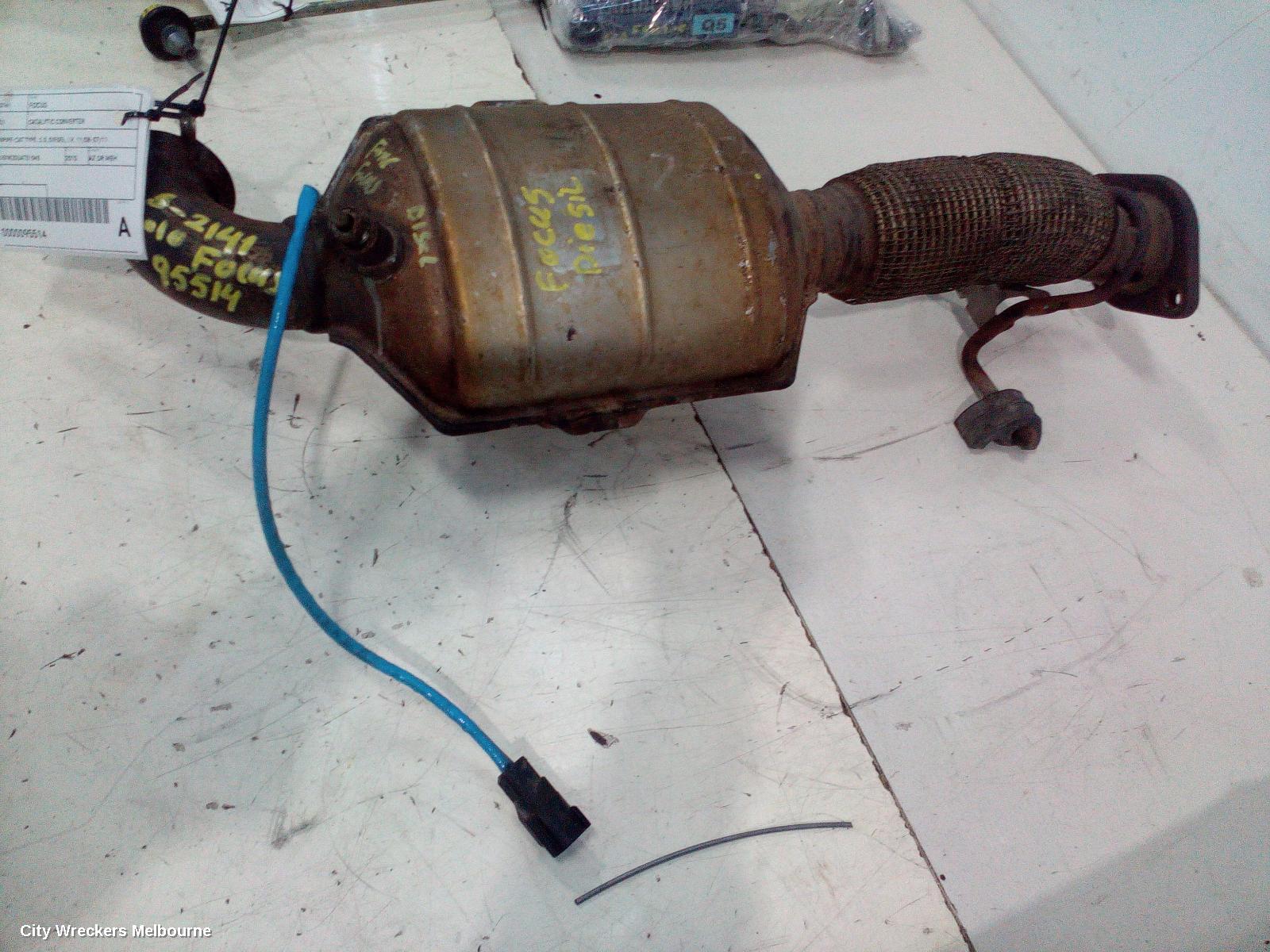 FORD FOCUS CATALYTIC CONVERTER, DOWNPIPE-CAT TYPE, 2.0, DIESEL, LV, 11/2008 - 07/2011 - Image 1