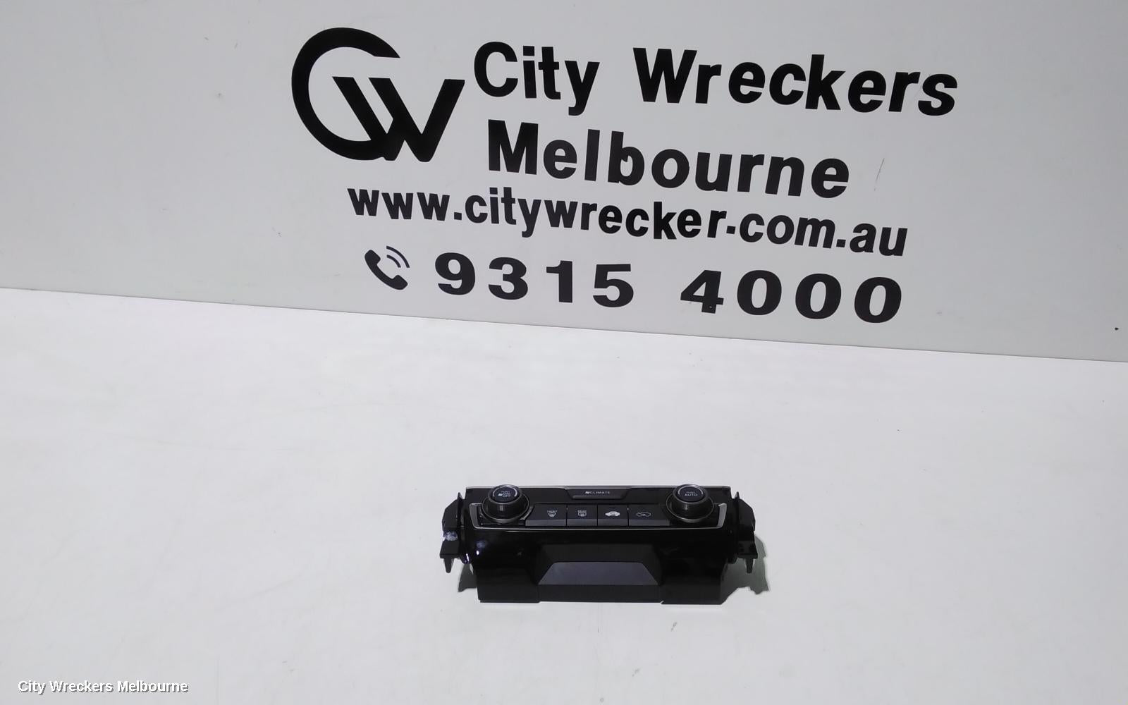 HONDA CIVIC HEATER/AC CONTROLS, 10TH GEN, SINGLE ZONE CLIMATE CONTROL TYPE, 05/2016 - 08/2021 - Image 1