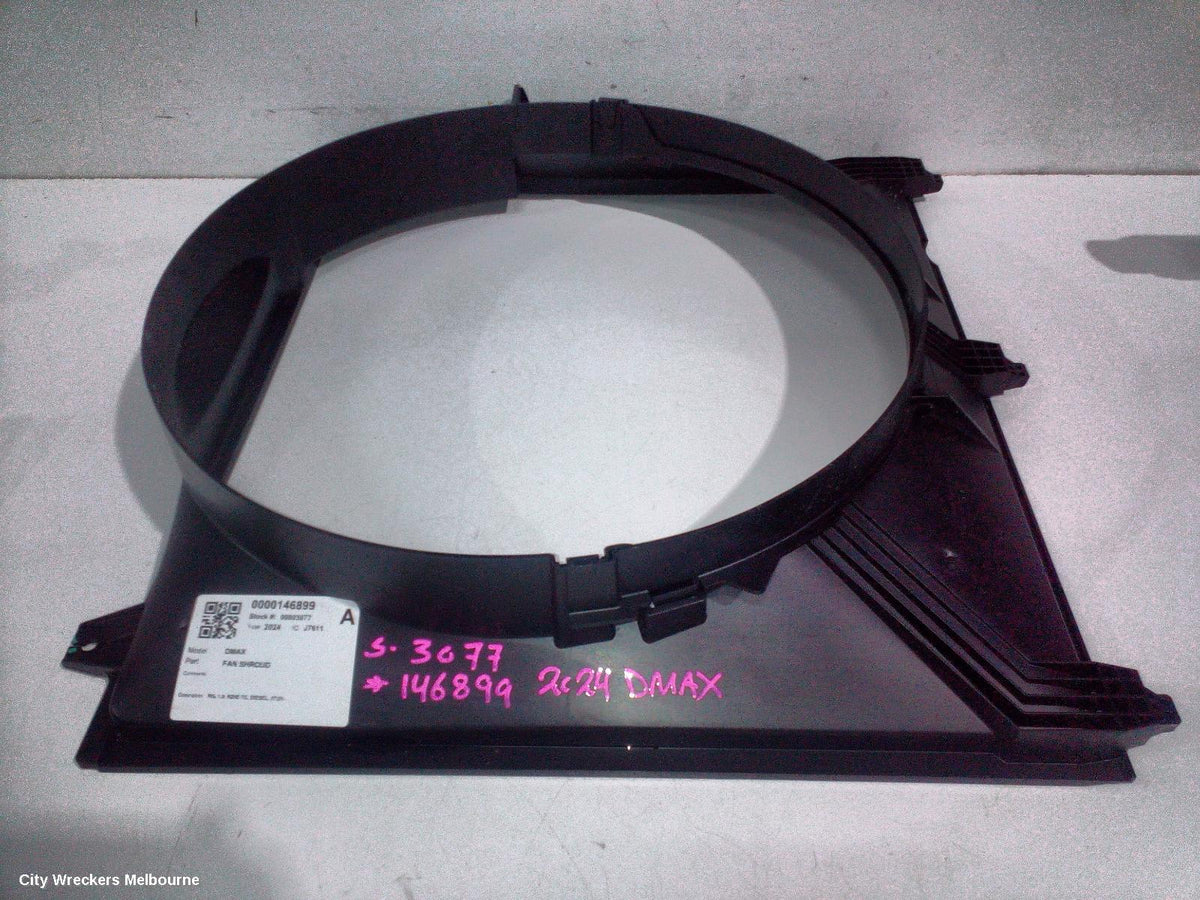 ISUZU DMAX FAN SHROUD, RG, 1.9, RZ4E-TC, DIESEL, 07/2021 ONWARDS - Image 2