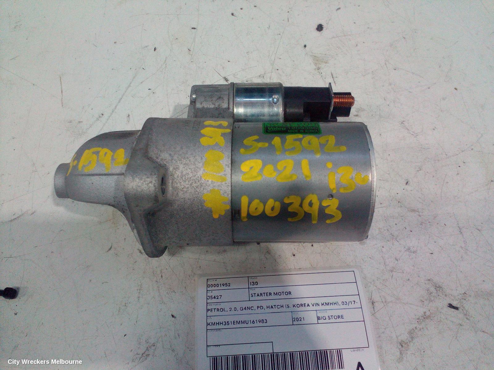 HYUNDAI I30 STARTER, PETROL, 2.0, G4NC, PD, HATCH (S. KOREA VIN KMHH), 03/2017 ONWARDS - Image 1