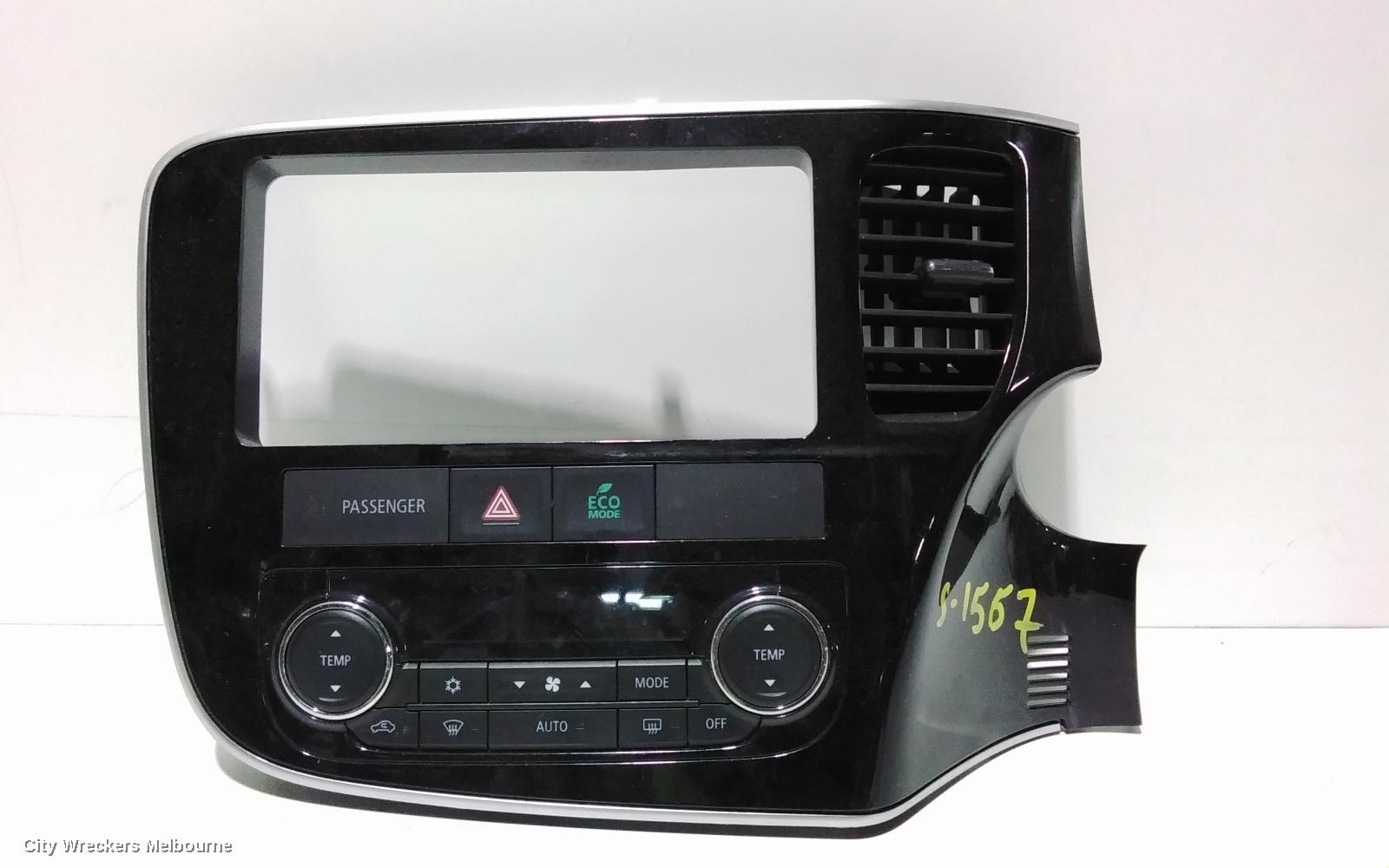 MITSUBISHI OUTLANDER HEATER/AC CONTROLS, DUAL ZONE CLIMATE CONTROL TYPE, ZJ-ZL, 10/2012 ONWARDS - Image 2