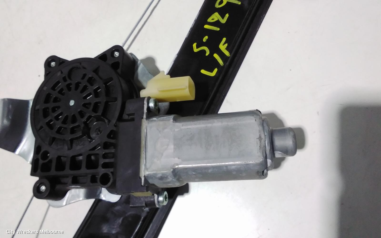 HOLDEN BARINA LEFT FRONT WINDOW REG/MOTOR, TM, DOOR REG ASSY (REG AND MOTOR), WHITE PLUG TYPE, 09/2011 - 12/2018 - Image 3