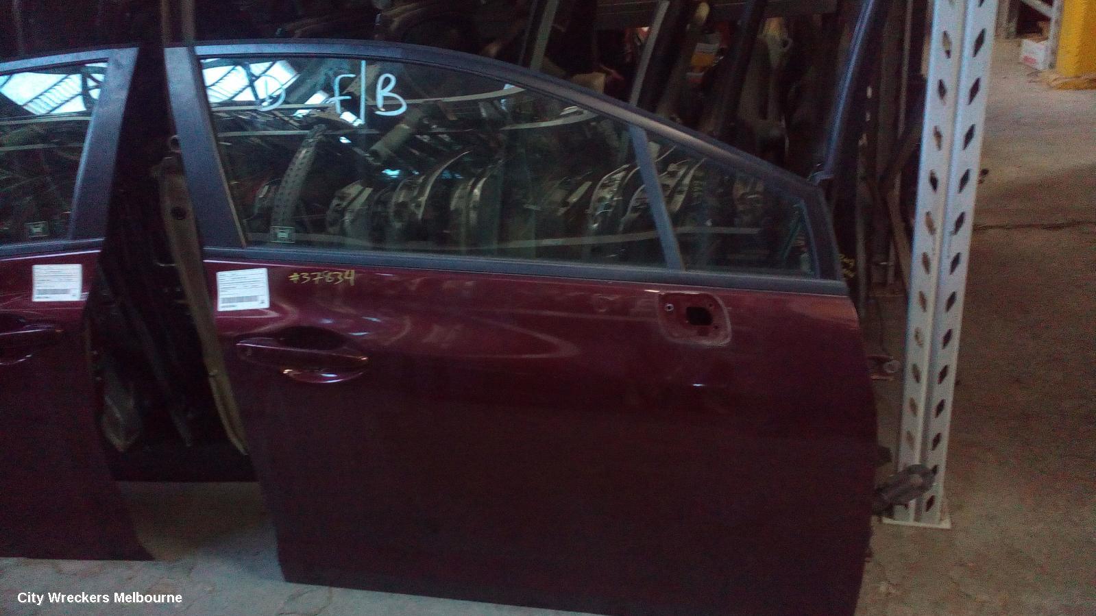 HONDA CIVIC RIGHT FRONT DOOR, 9TH GEN, SEDAN (VIN JHMFB/MRHFB), NON HYBRID, 02/2012 - 04/2016 - Image 1
