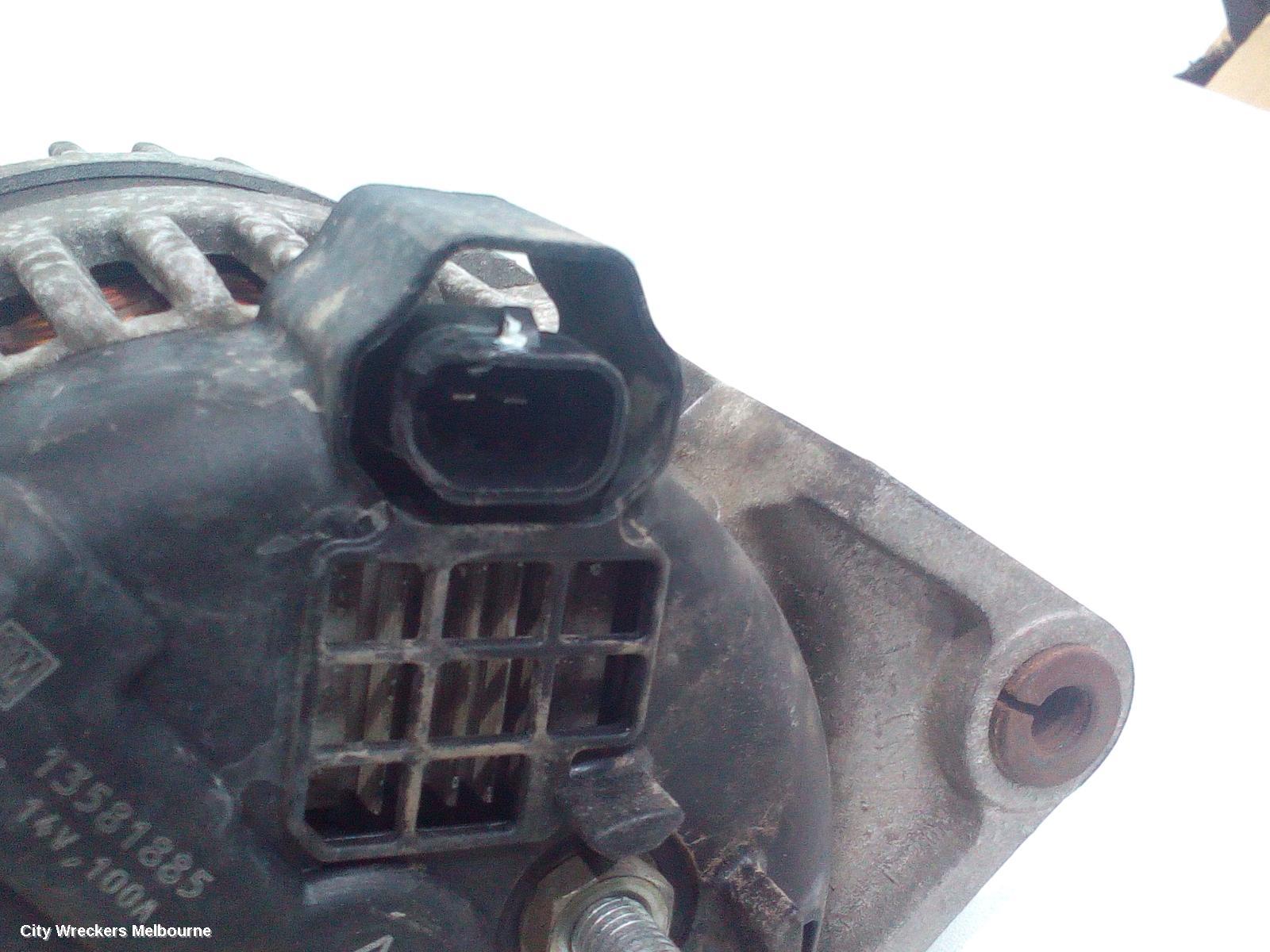 HOLDEN CRUZE ALTERNATOR, PETROL, 1.4, 19UN, TURBO, JH (8TH VIN IS 8), 03/2011 - 01/2017 - Image 3