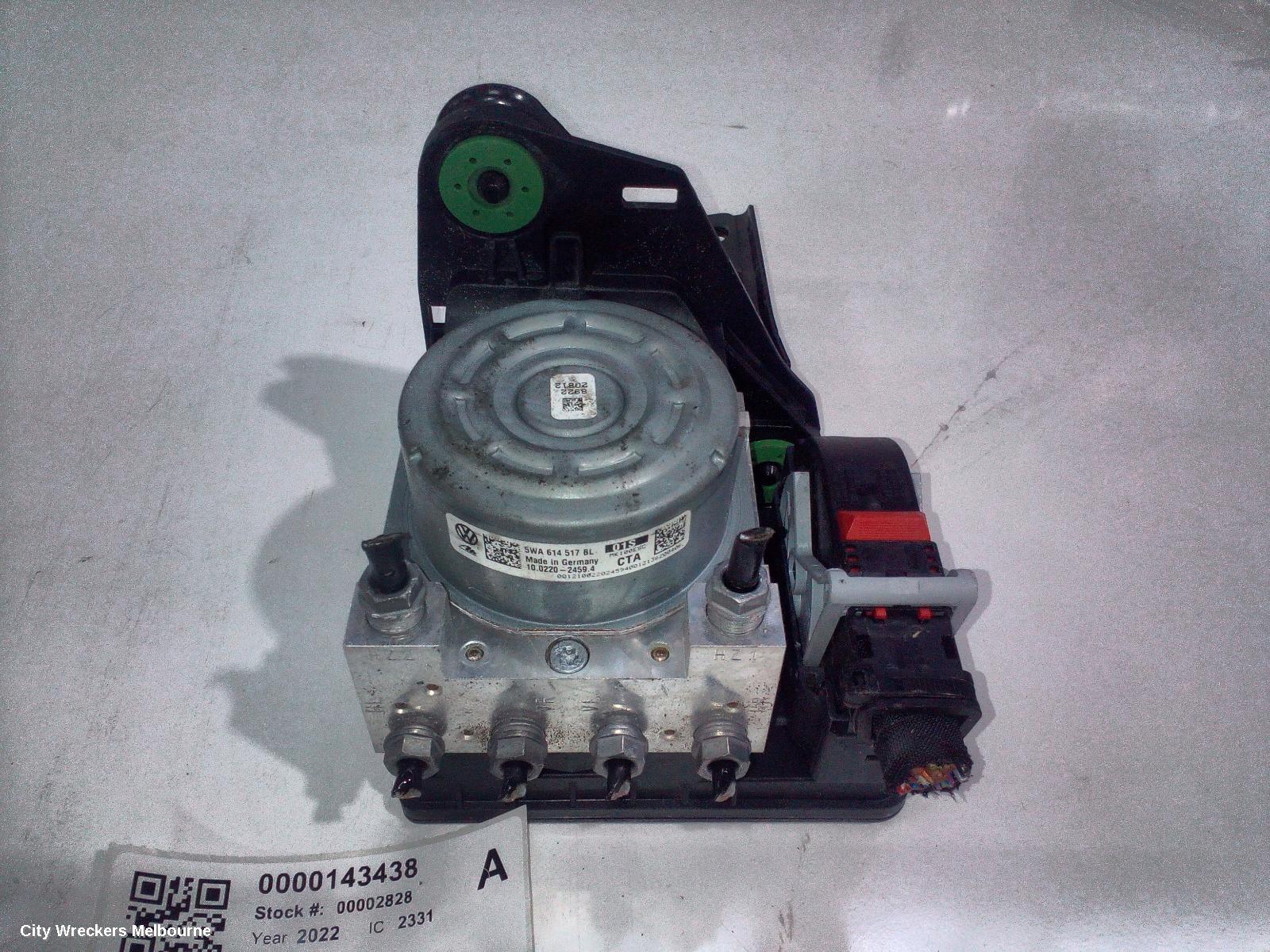 VOLKSWAGEN GOLF ABS PUMP/MODULATOR, GEN 8, 09/2020 ONWARDS - Image 3
