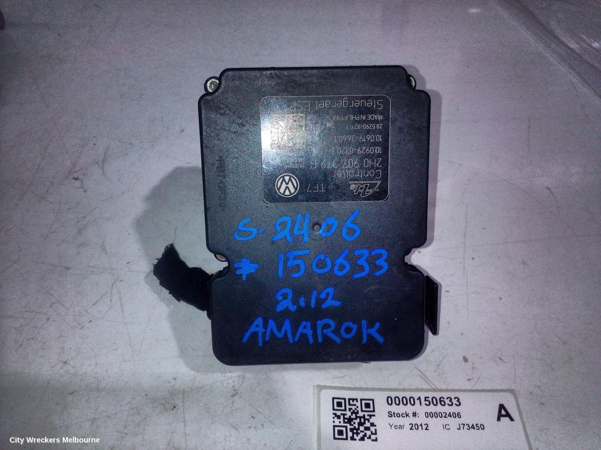VOLKSWAGEN AMAROK ABS PUMP/MODULATOR, 2H, P/N 2H0907379G, 10/2010 - 09/2022 - Image 1