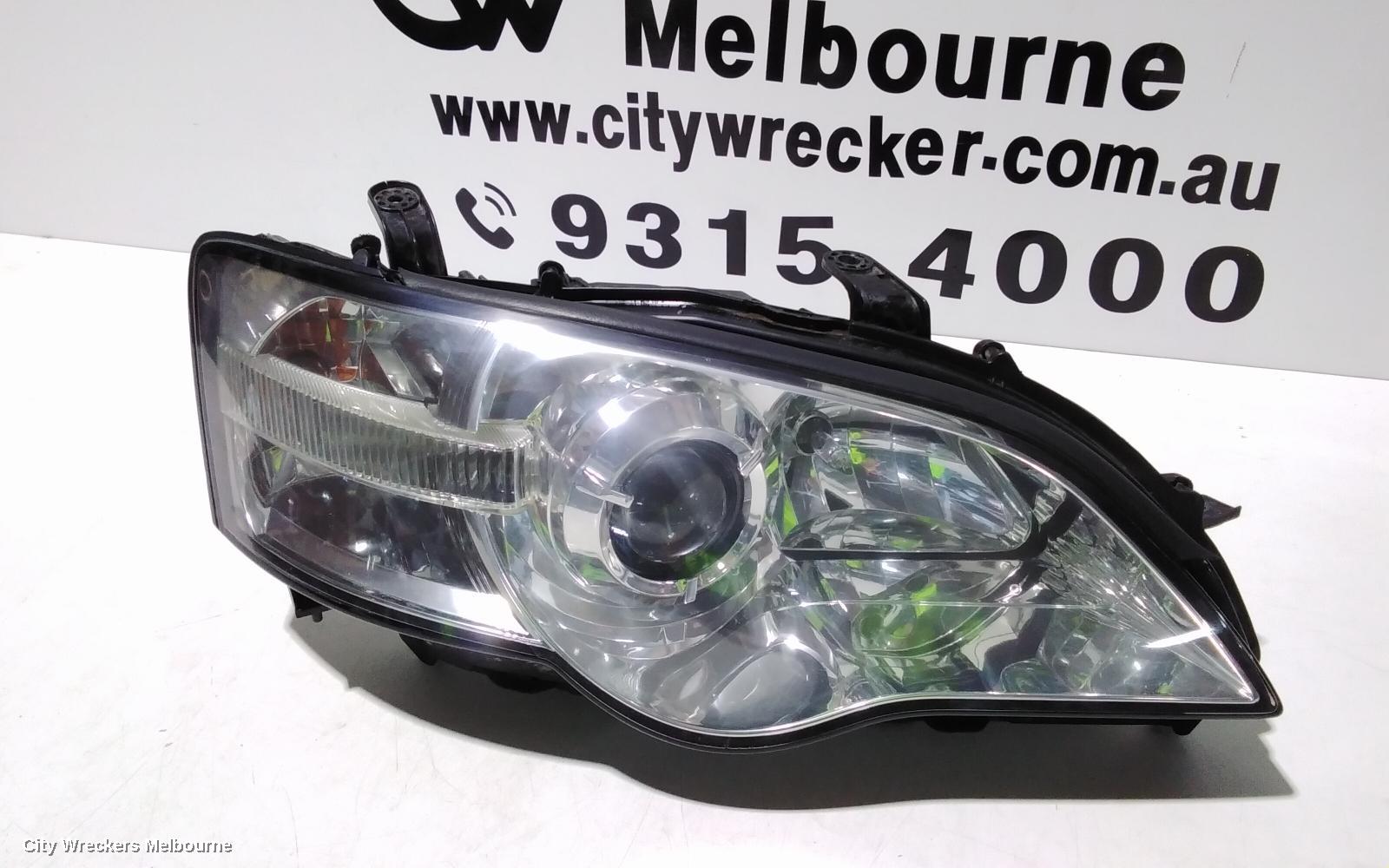 SUBARU LIBERTY RIGHT HEADLAMP, 4TH GEN, CHROME, HALOGEN TYPE, 05/2005 - 08/2006 - Image 3