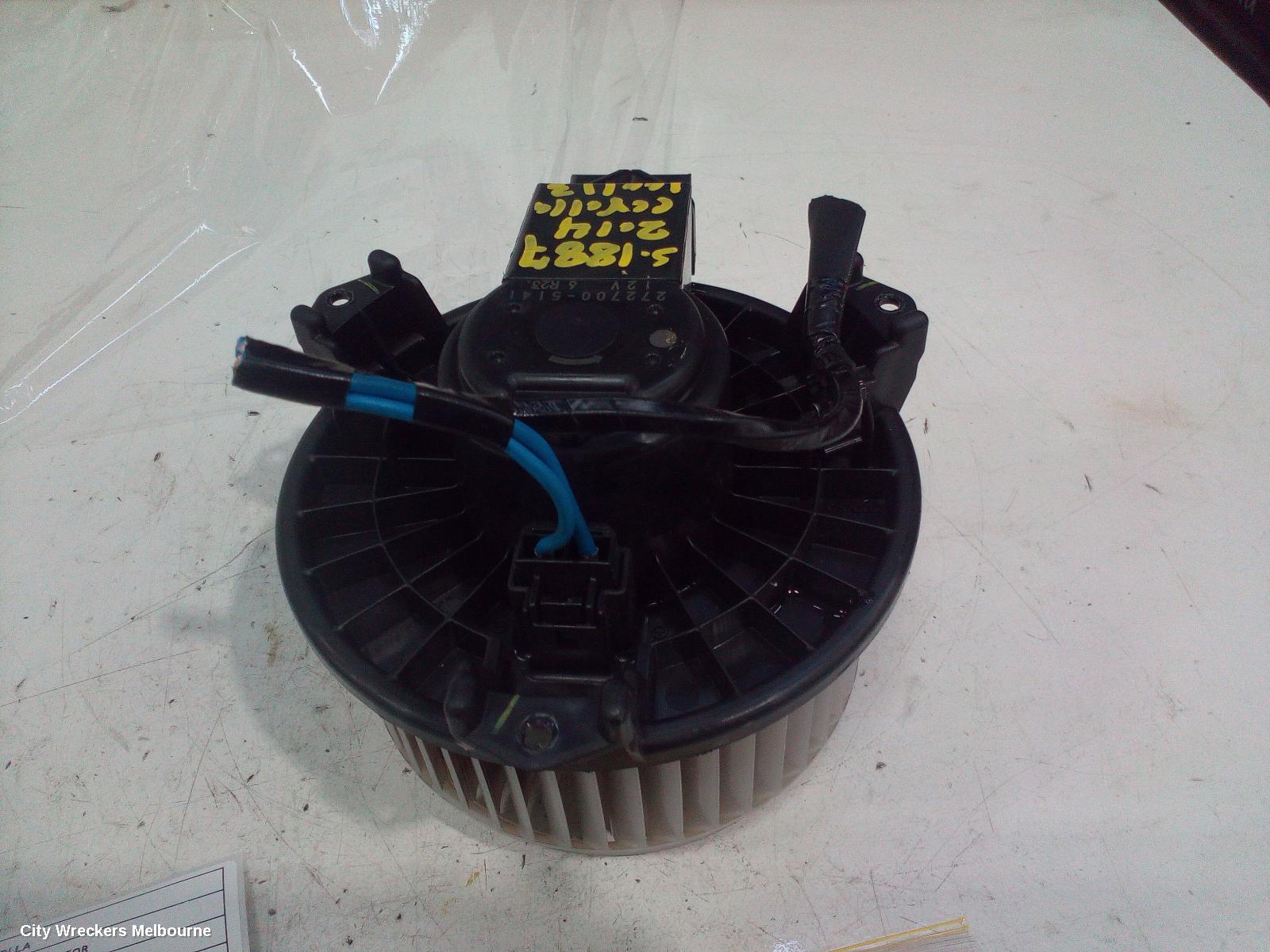 TOYOTA COROLLA HEATER FAN MOTOR, ZRE182R, 10/2012 - 06/2018 - Image 3