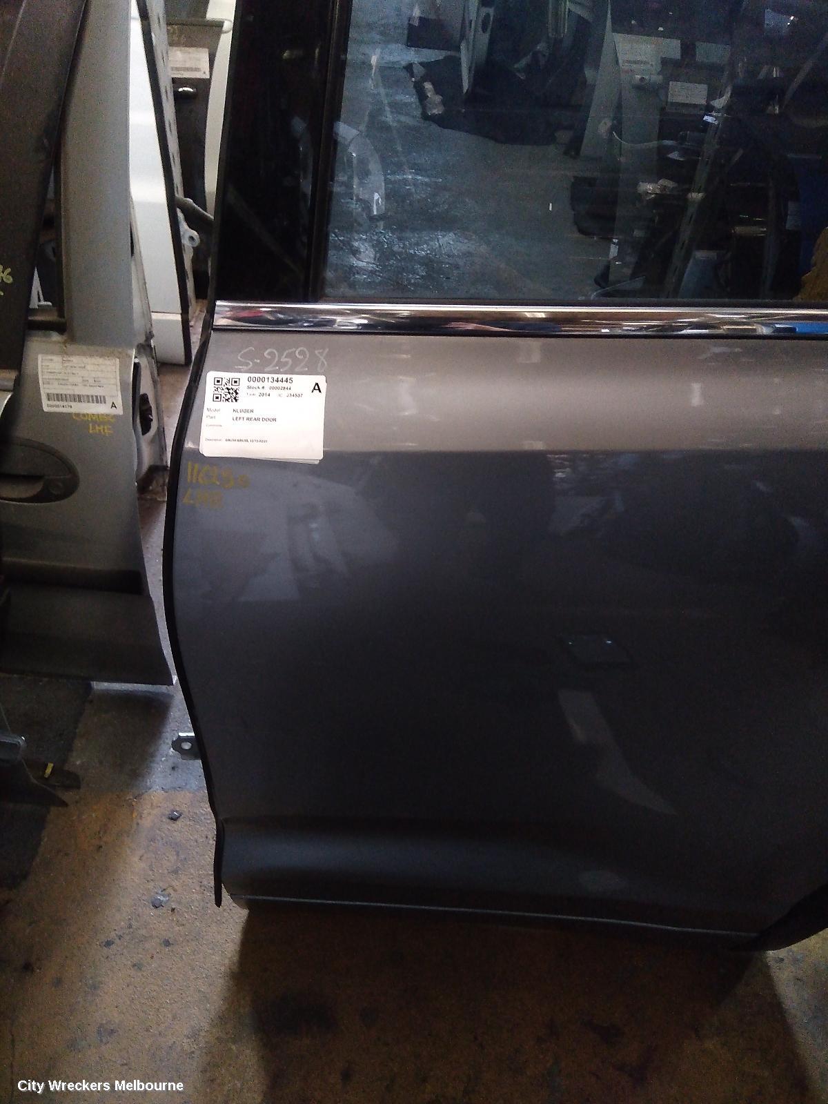 TOYOTA KLUGER LEFT REAR DOOR/SLIDING, GSU50/GSU55, 12/2013 - 02/2021 - Image 2