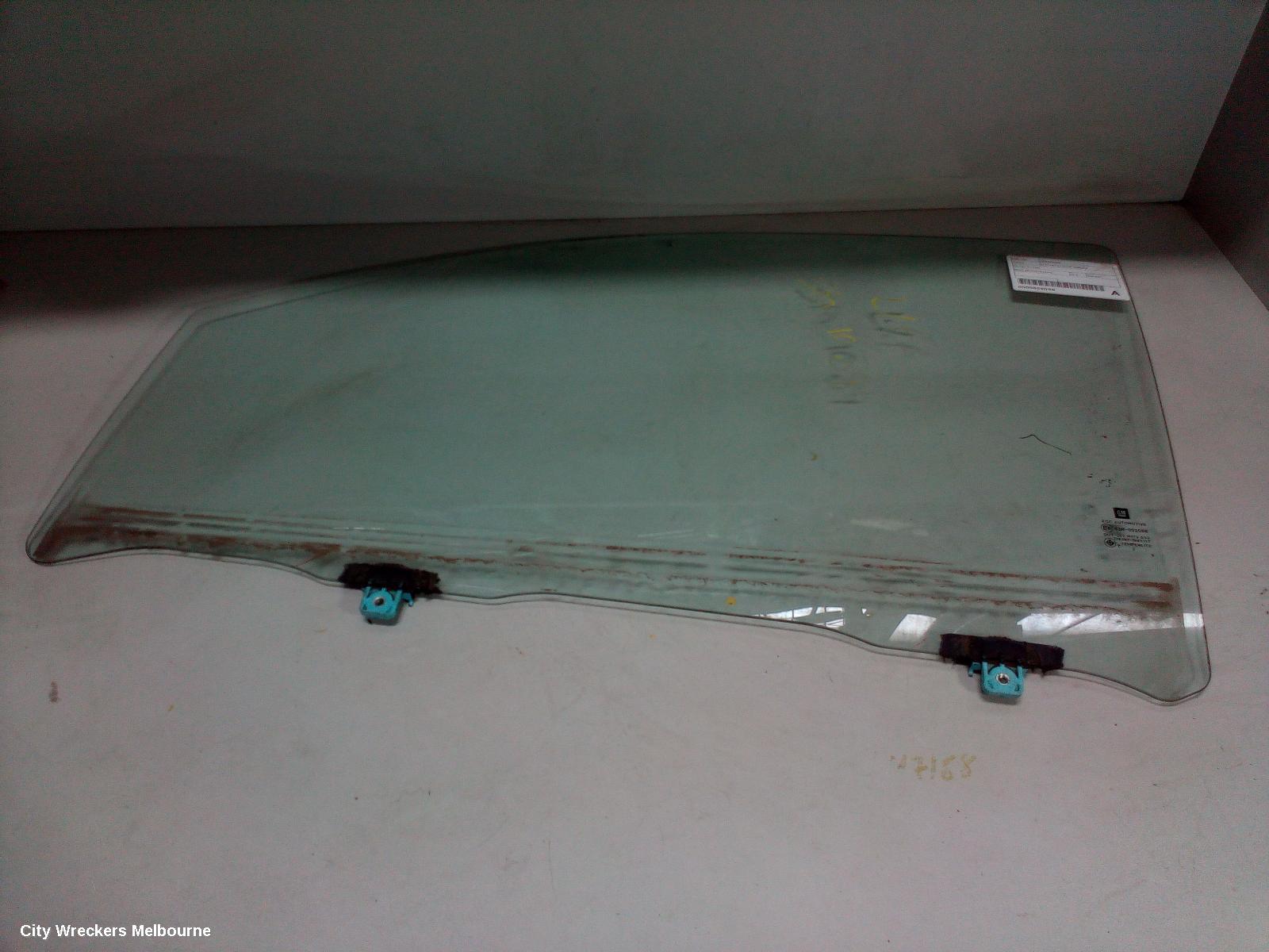 HOLDEN COLORADO LEFT FRONT DOOR WINDOW, RG, 06/2012 - 12/2020 - Image 1