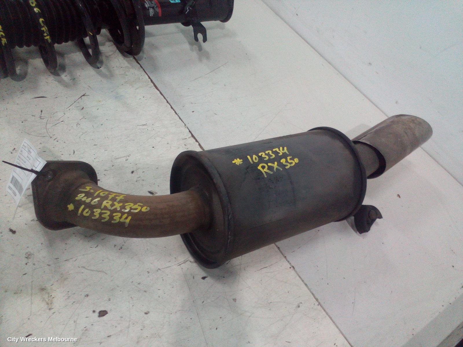 LEXUS RX SERIES SILENCER, XU30, 01/2003 - 02/2009 - Image 2