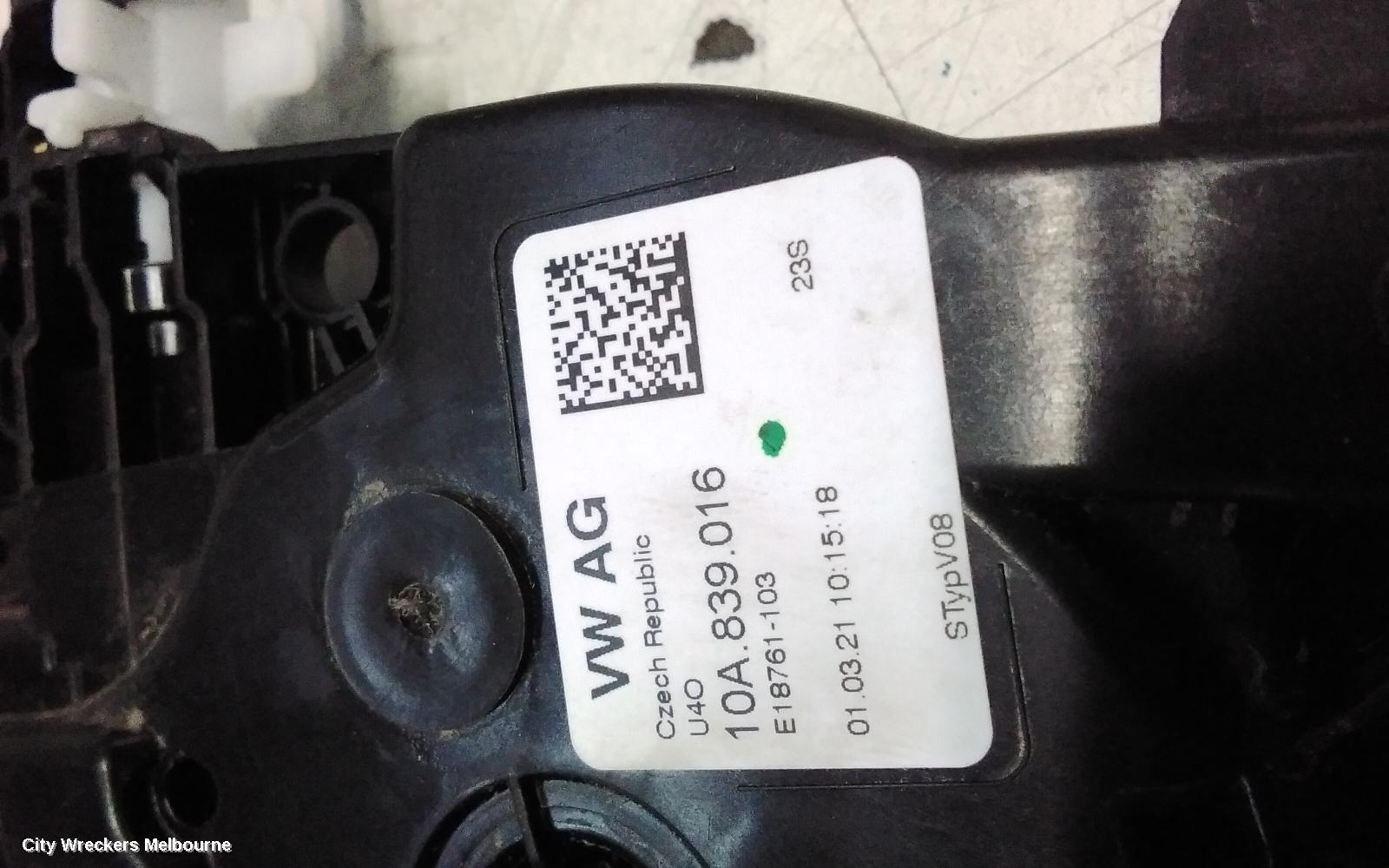 VOLKSWAGEN T-CROSS DOOR/BOOT/GATE LOCK, RH REAR, C1, 01/2020 ONWARDS - Image 3