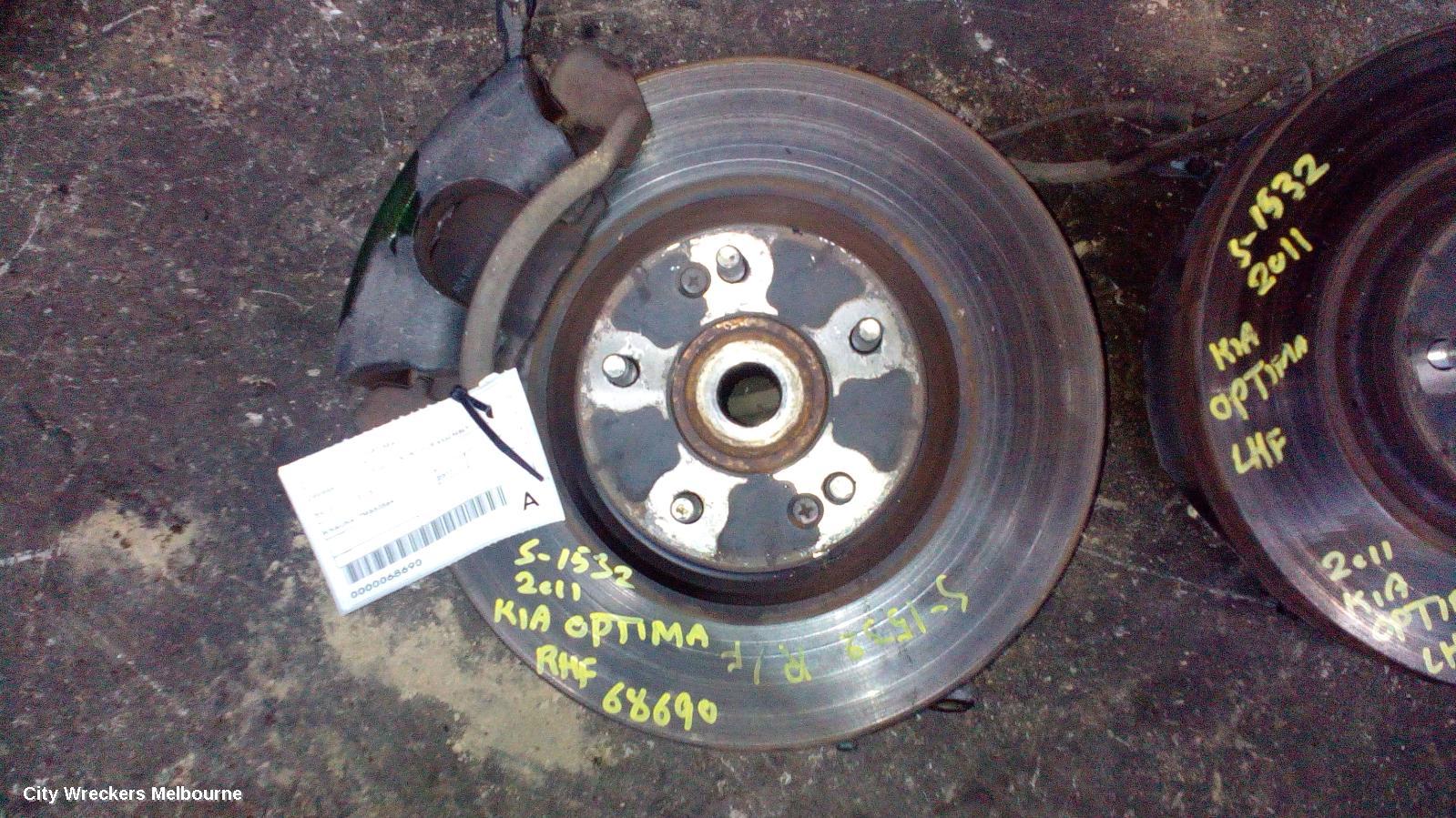 KIA OPTIMA RIGHT FRONT HUB ASSEMBLY, TF, 01/2011 - 10/2015 - Image 1
