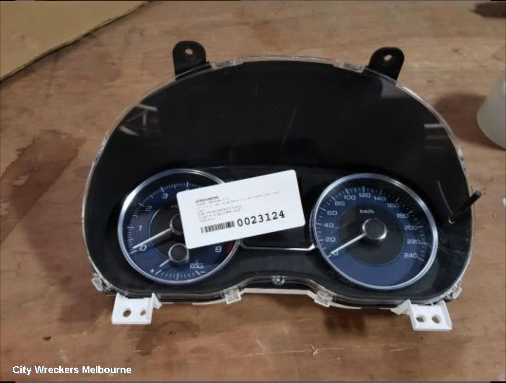 SUBARU IMPREZA INSTRUMENT CLUSTER, DISPLAY CLUSTER, G4, 12/2011 - 10/2016 - Image 1