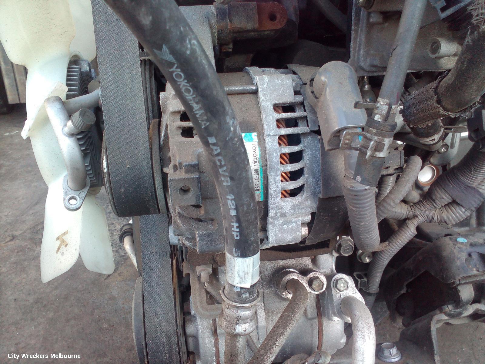 TOYOTA HIACE ALTERNATOR, DIESEL, 2.8, 1GD-FTV, 300 SERIES, 04/2019 ONWARDS - Image 2