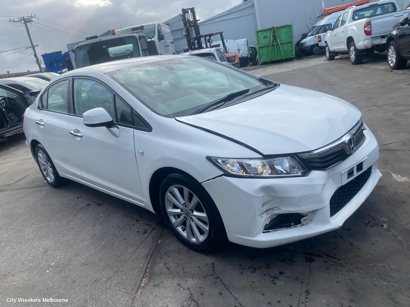 HONDA CIVIC LEFT FRONT DOOR, 9TH GEN, SEDAN (VIN JHMFB/MRHFB), 02/2012 - 04/2016 - Image 3