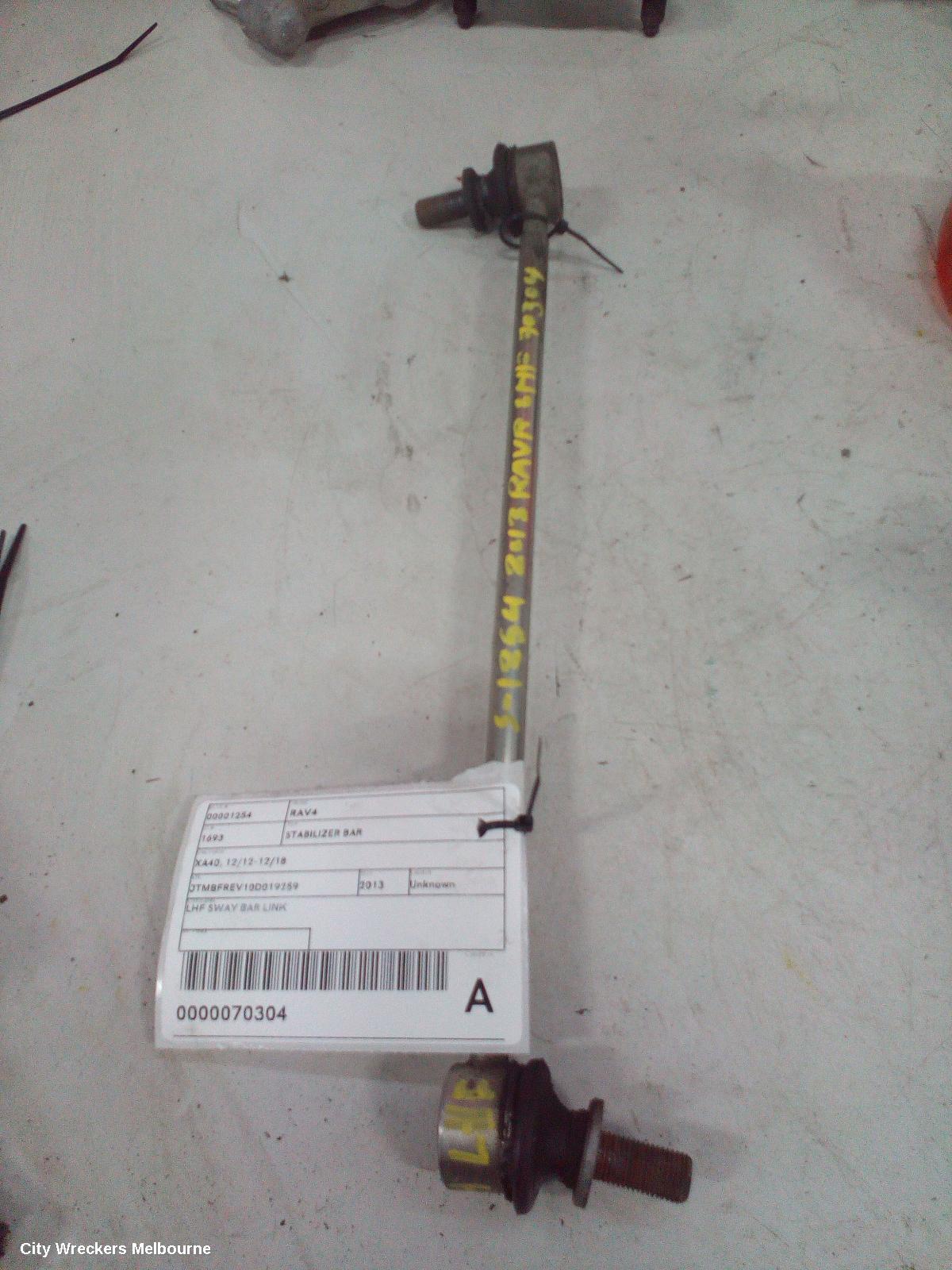TOYOTA RAV4 STABILISER BAR, XA40, 12/2012 - 12/2018 - Image 1