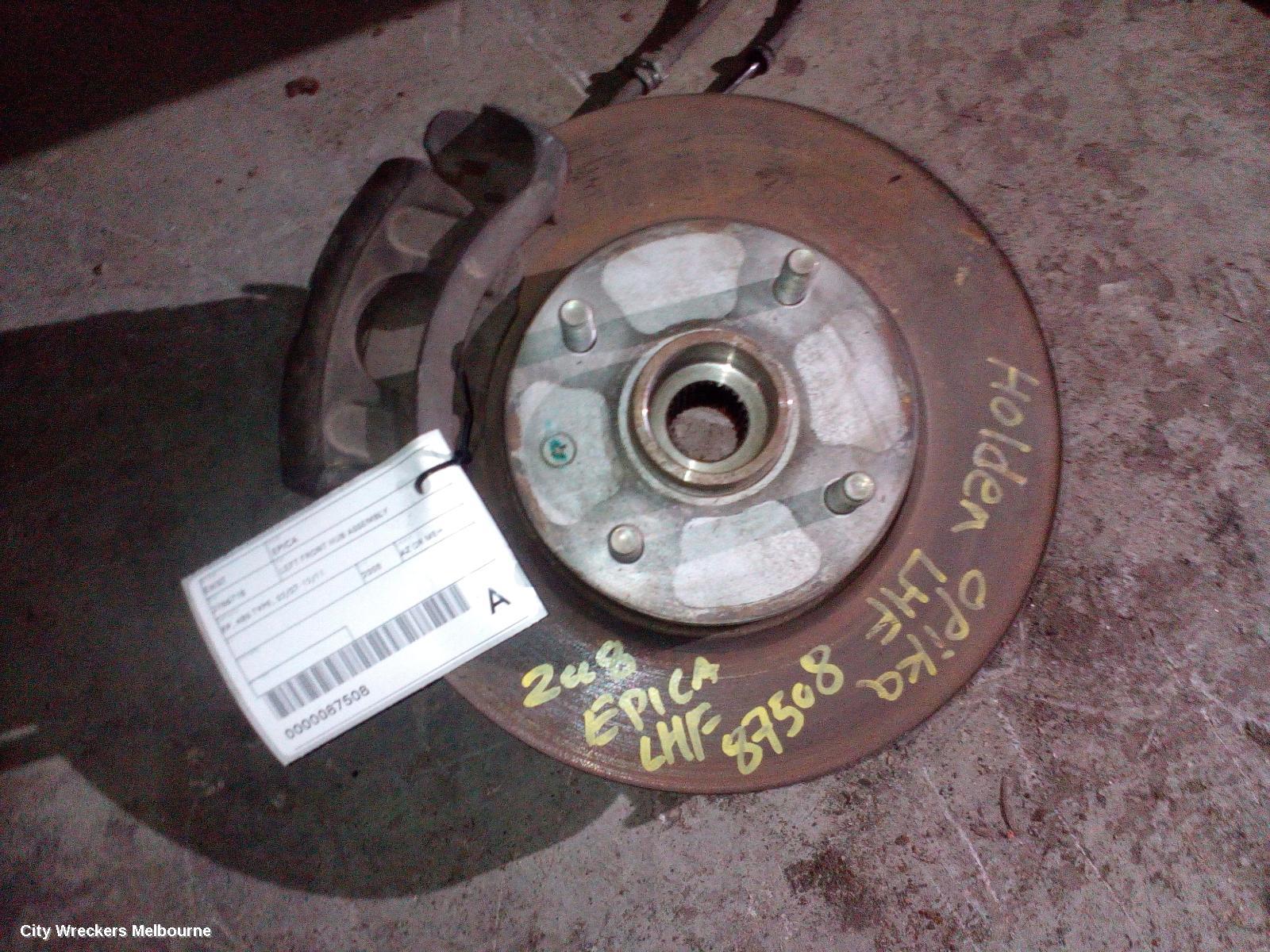 HOLDEN EPICA LEFT FRONT HUB ASSEMBLY, EP, NON ABS TYPE, 02/2007 - 12/2011 - Image 1