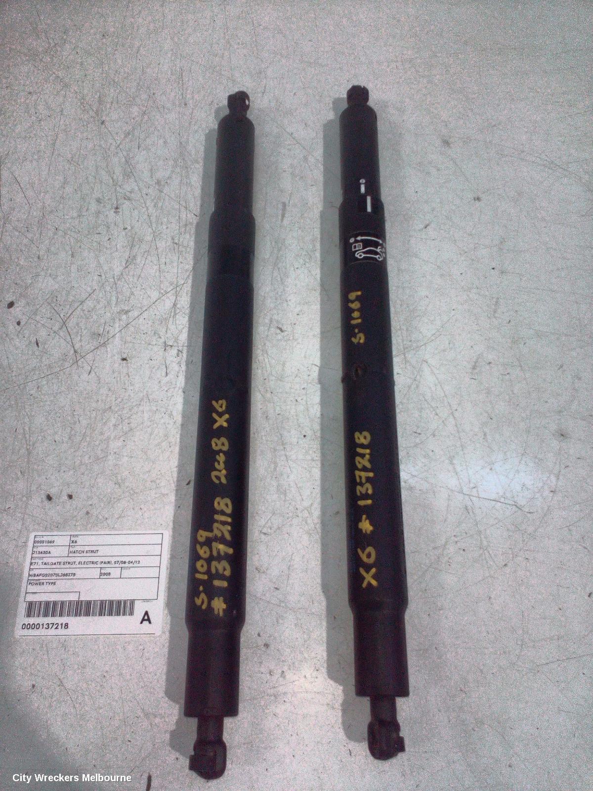 BMW X6 HATCH STRUT, E71, TAILGATE STRUT, ELECTRIC (PAIR), 07/2008 - 04/2012 - Image 2