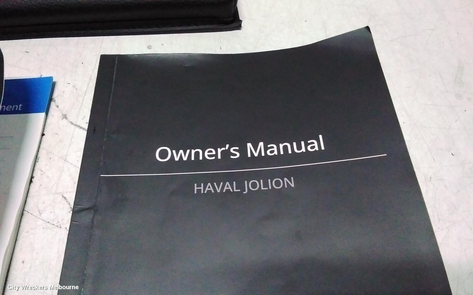 HAVAL JOLION OWNERS HANDBOOK, A02, 04/2024 ONWARDS - Image 2