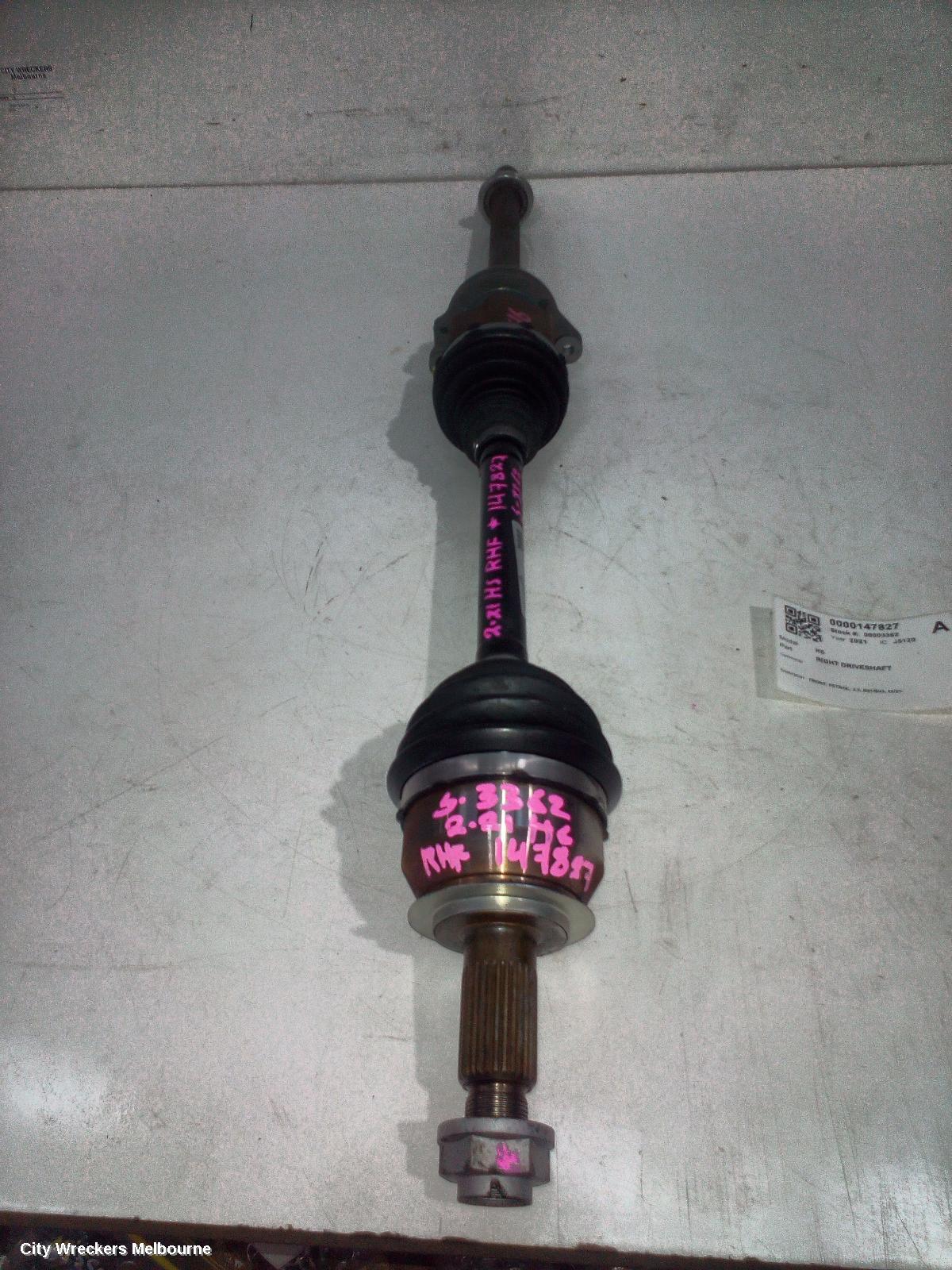 HAVAL H6 RIGHT DRIVESHAFT, FRONT, PETROL, 2.0, B01/B03, 02/2021 ONWARDS - Image 1