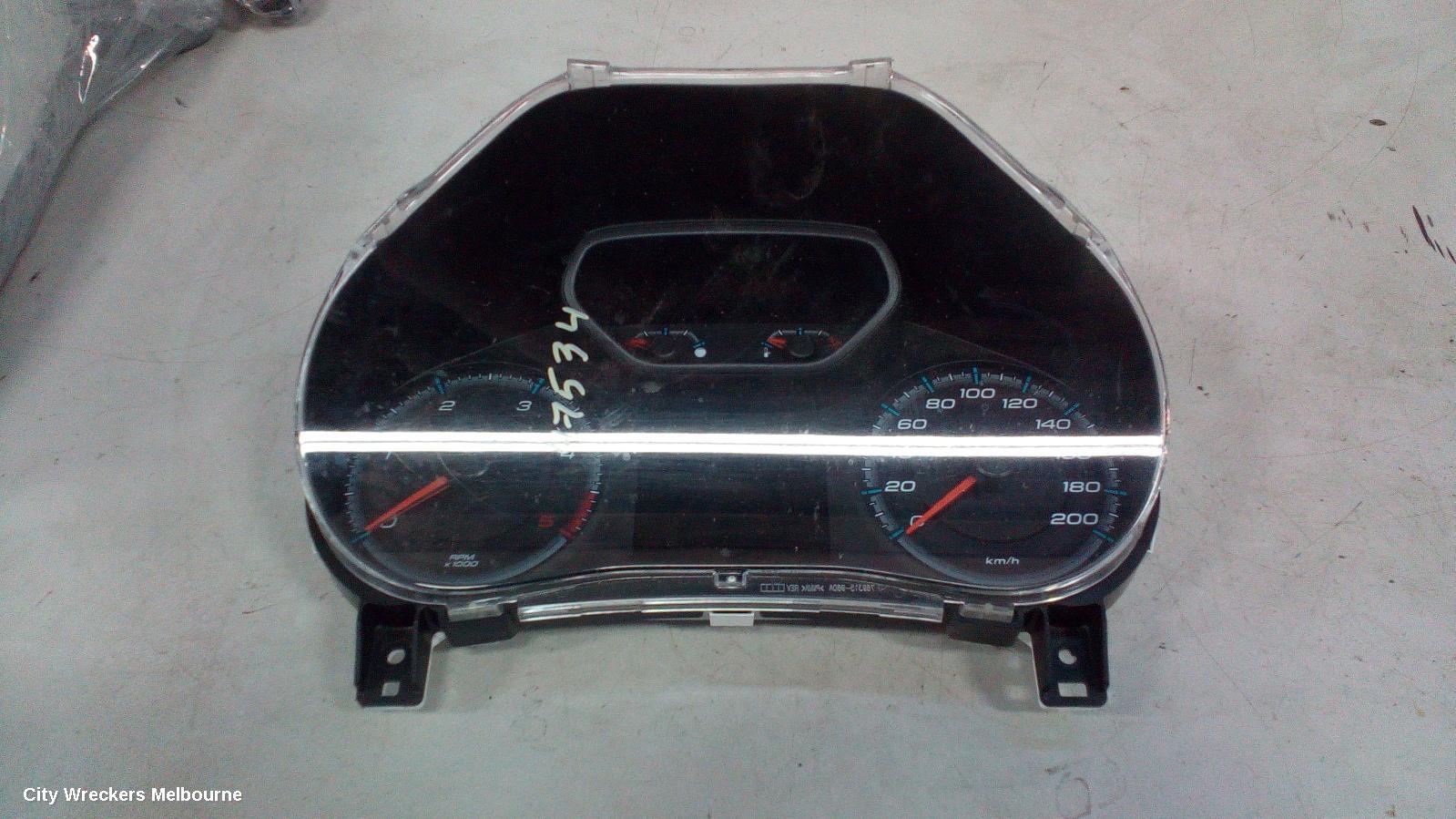 HOLDEN COLORADO INSTRUMENT CLUSTER, AUTO T/M, RG, 07/2016 - 12/2020 - Image 1