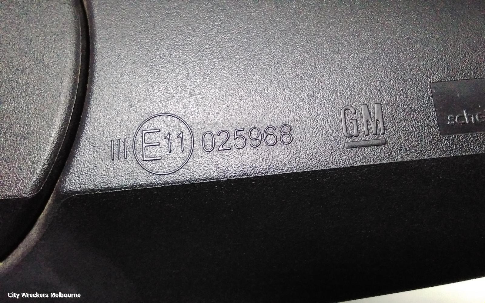 HOLDEN COMMODORE LEFT DOOR MIRROR, VE, NON HEATED & NON PUDDLE LAMP TYPE, 08/2006 - 04/2013 - Image 3