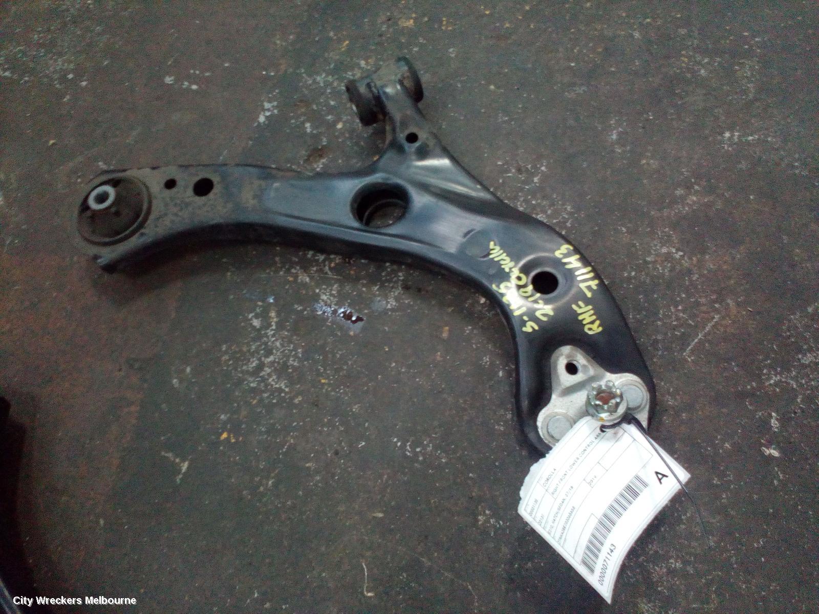 TOYOTA COROLLA RIGHT FRONT LOWER CONTROL ARM, E210, HATCH/SEDAN, 07/2018 ONWARDS - Image 2