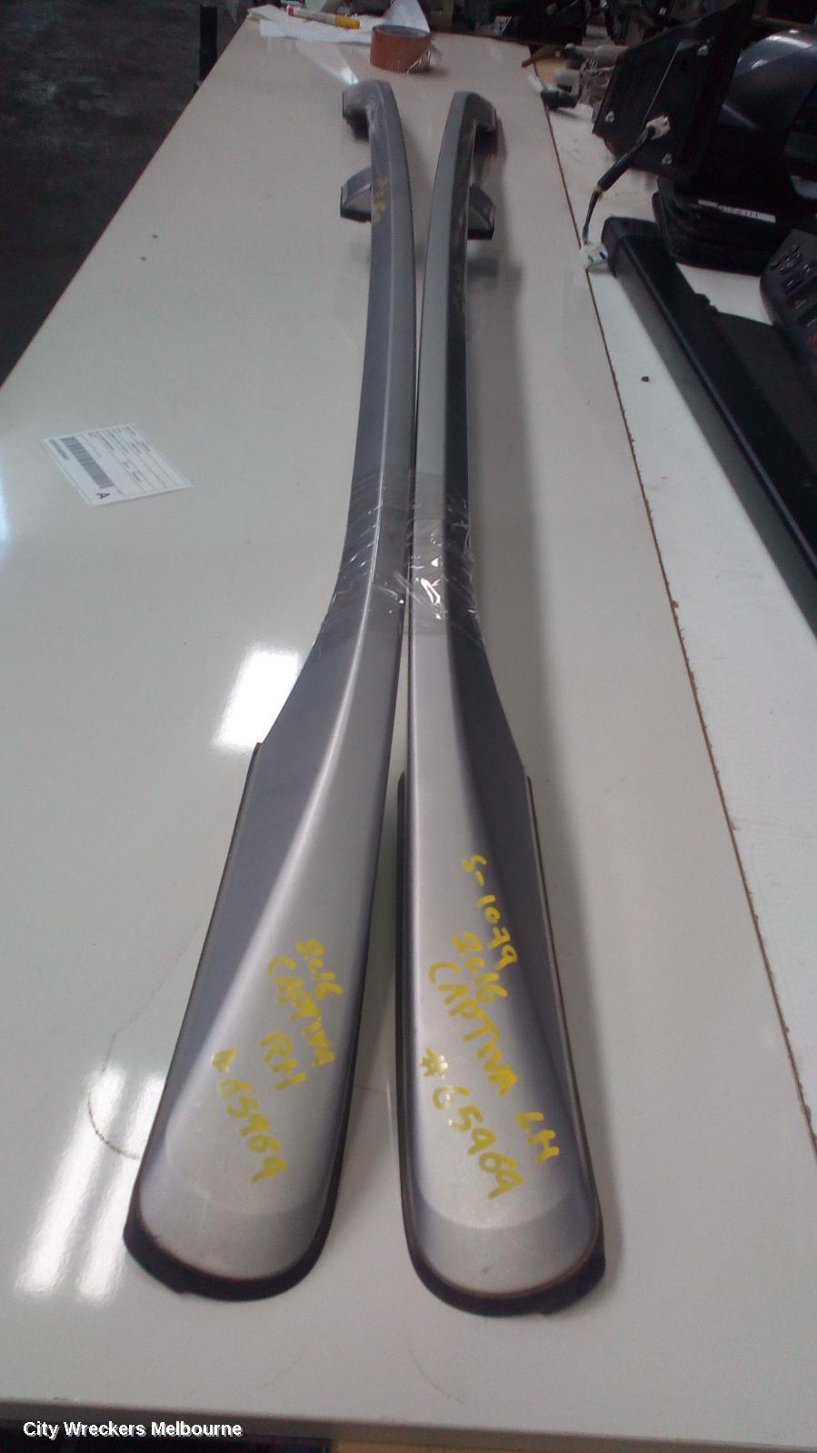 HOLDEN CAPTIVA ROOF RAIL, CG SERIES 2 03/2011 - 06/2018 - Image 1
