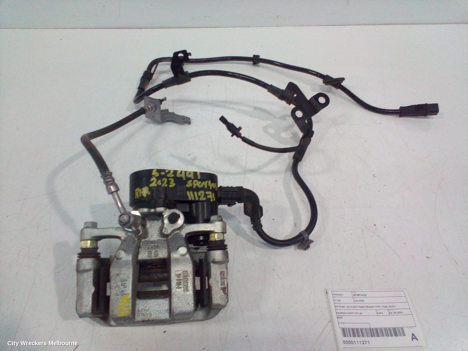 KIA SPORTAGE CALIPER, RH REAR, W/ ELECT PARK BRAKE TYPE, NQ5, 09/2021 ONWARDS - Image 2