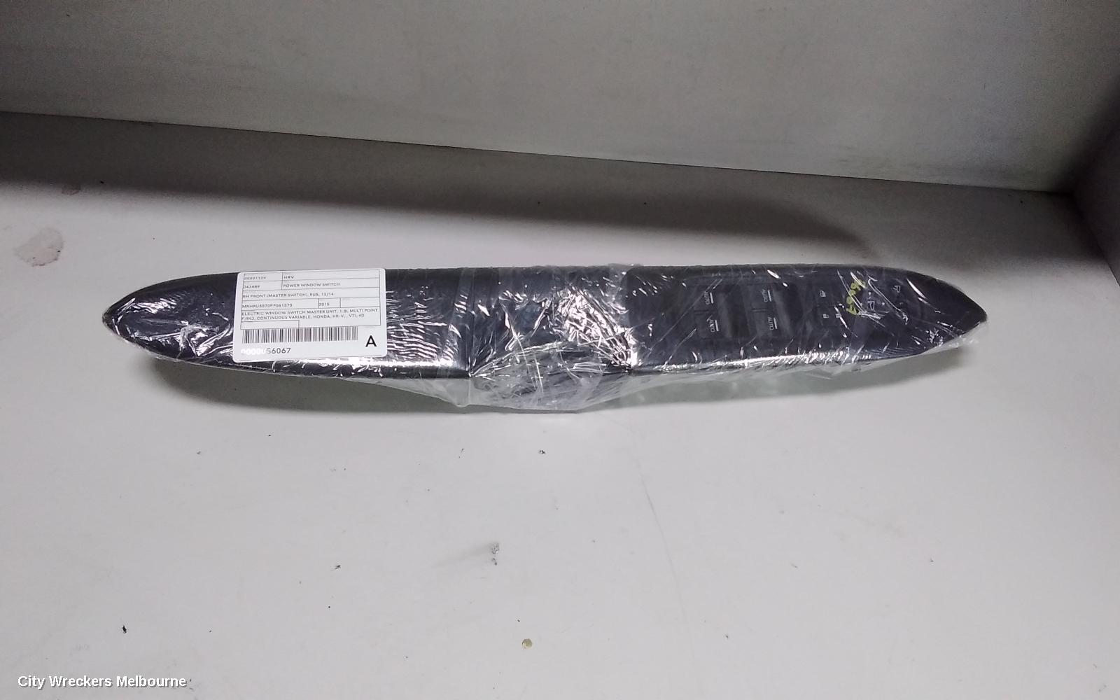 HONDA HRV PWR DR WIND SWITCH, RH FRONT (MASTER SWITCH), RU5, 12/2014 ONWARDS - Image 3