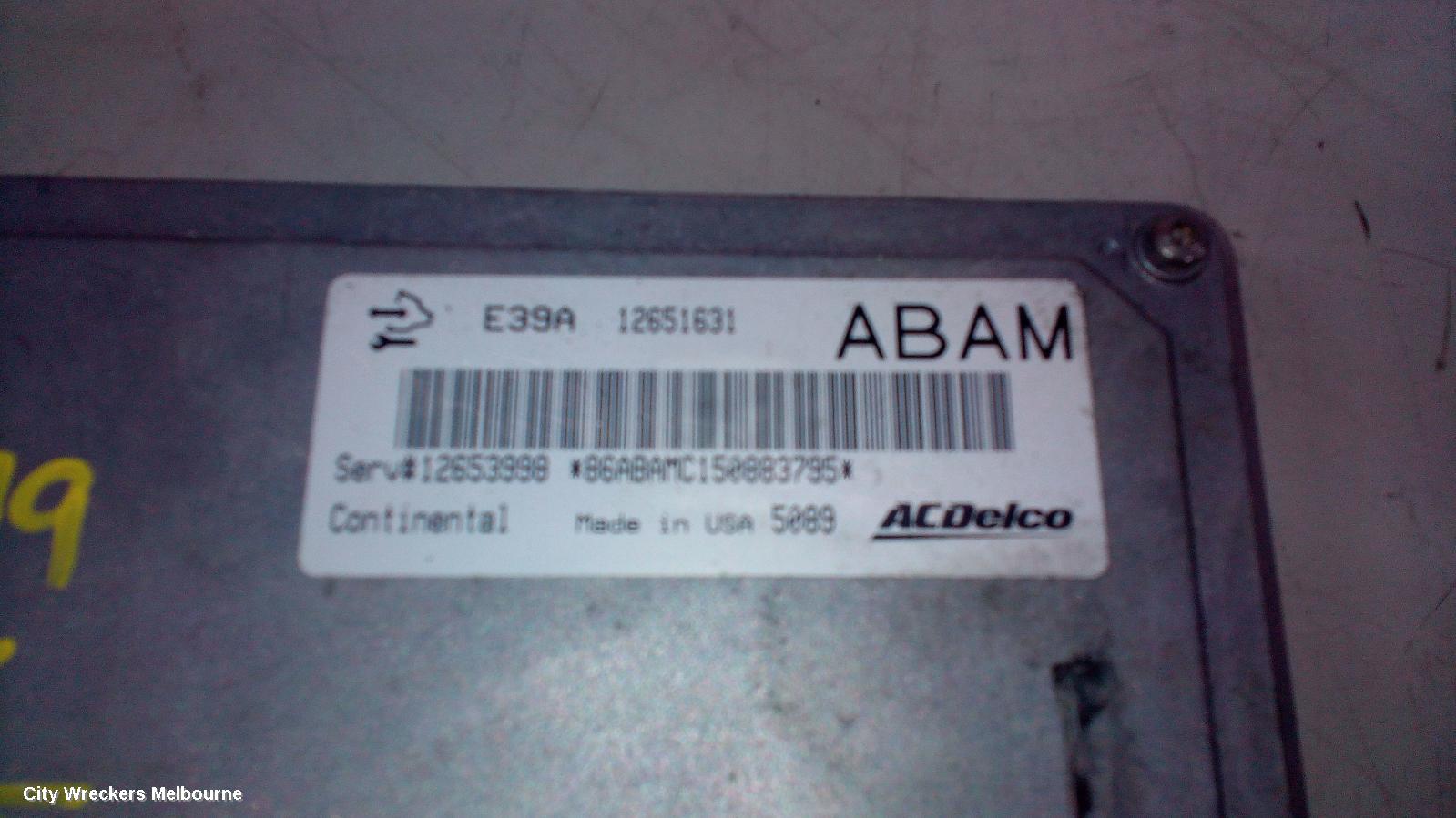 HOLDEN CAPTIVA ECU, ENGINE ECU, 3.0, PETROL, AUTO T/M, P/N 12657776, ECU ONLY, CG, 01/2011 - 06/2018 - Image 2