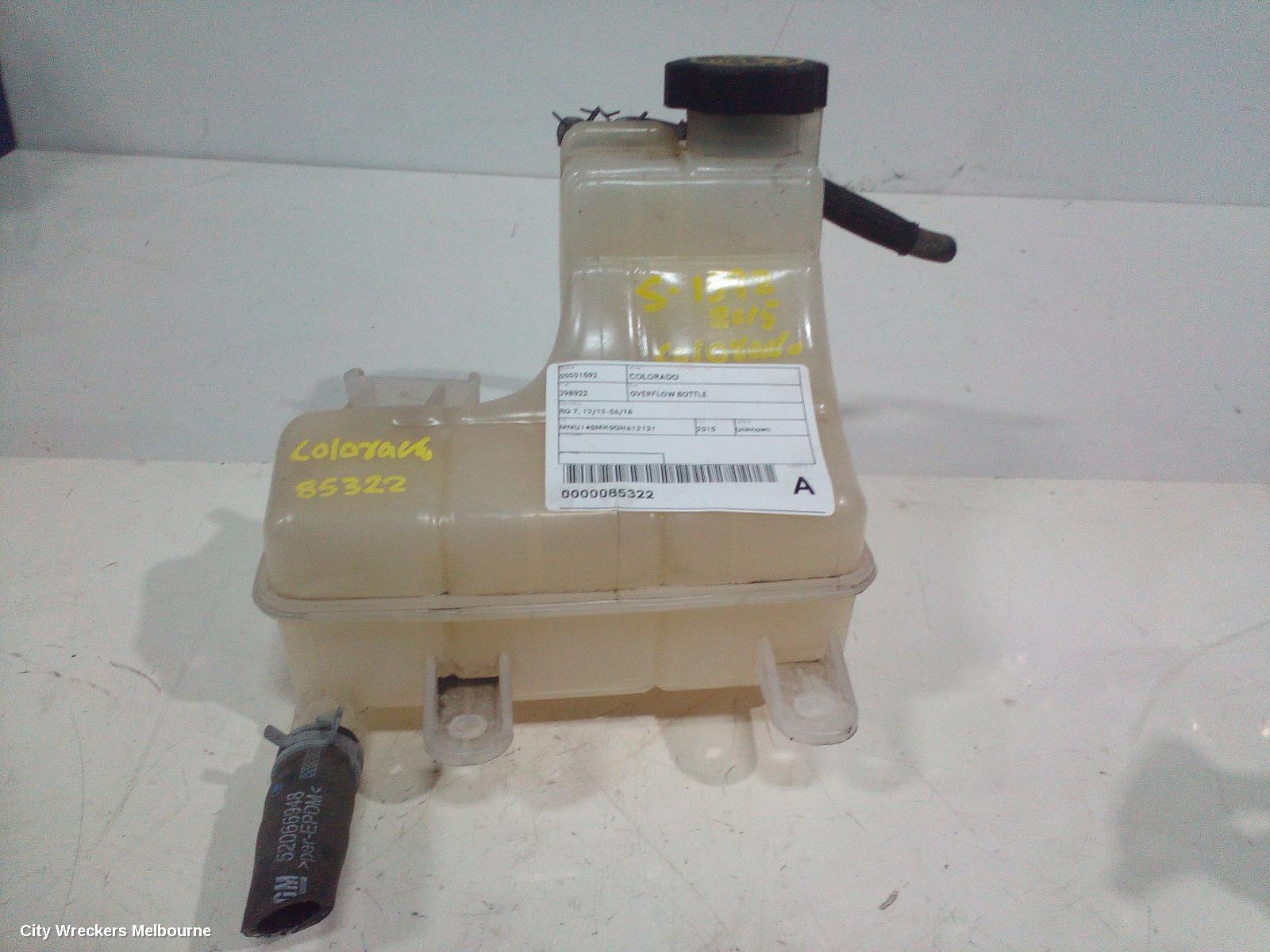HOLDEN COLORADO OVERFLOW BOTTLE, RG 7, 12/2012 - 06/2016 - Image 1