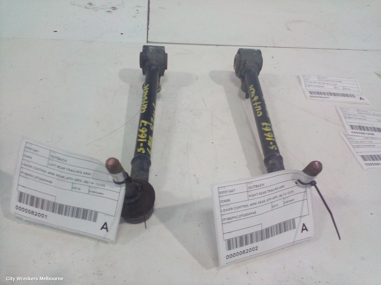 SUBARU OUTBACK LEFT REAR TRAILING ARM, LOWER CONTROL ARM-REAR, 6TH GEN, 08/2014 - 12/2020 - Image 2