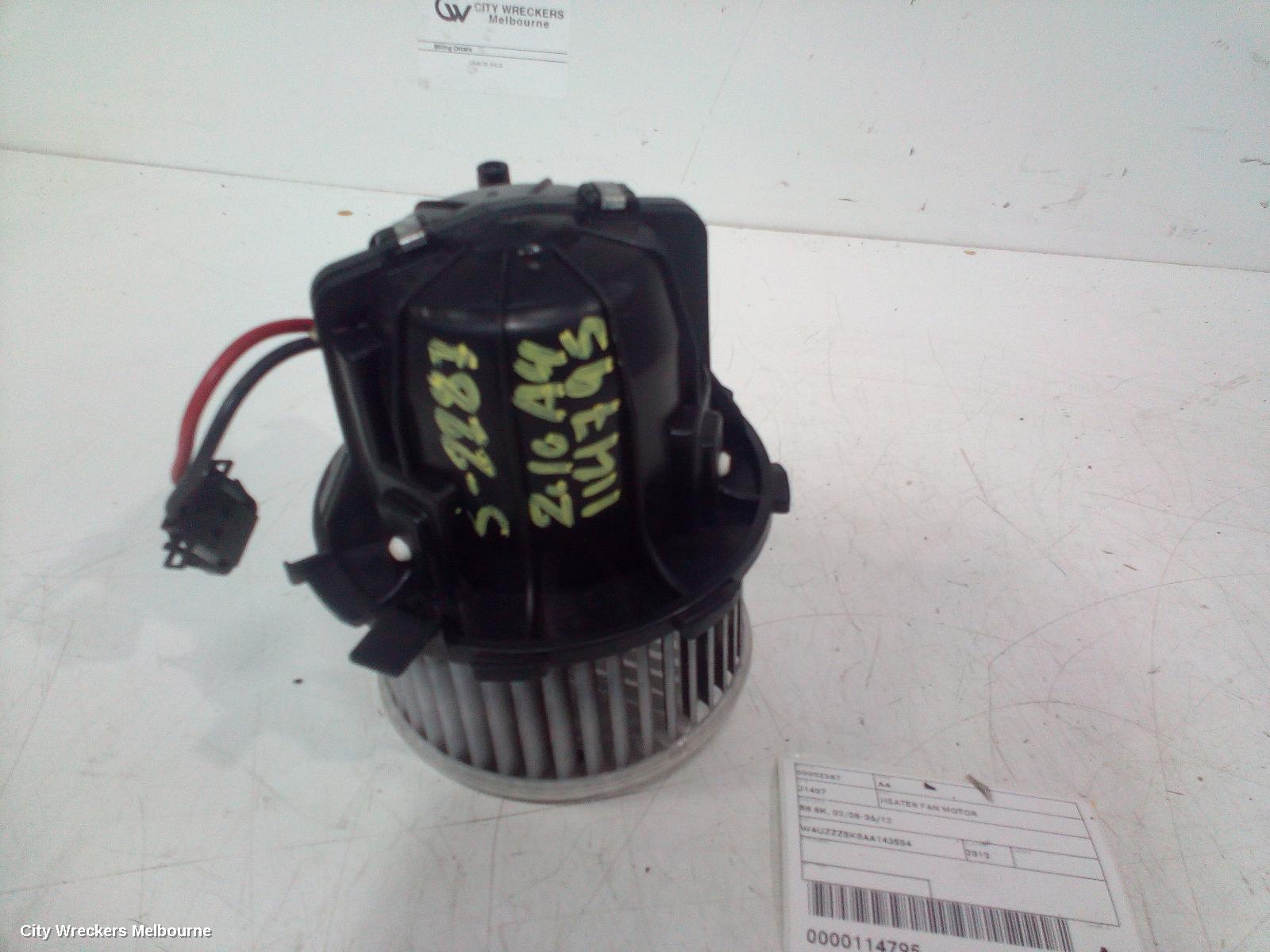 AUDI A4 HEATER FAN MOTOR, B8 8K, 02/2008 - 06/2012 - Image 2