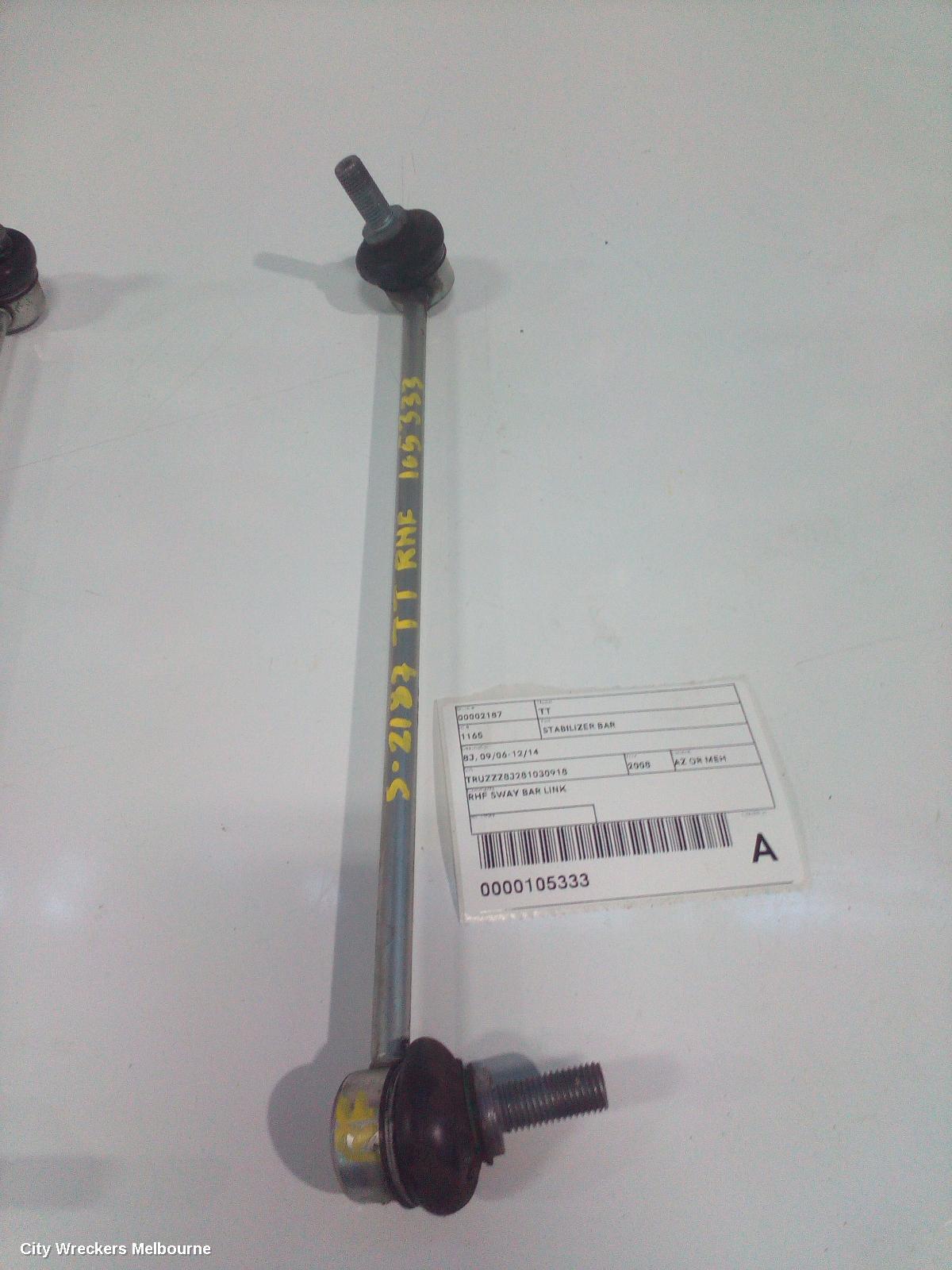 AUDI TT STABILISER BAR, 8J, 09/2006 - 12/2014 - Image 2